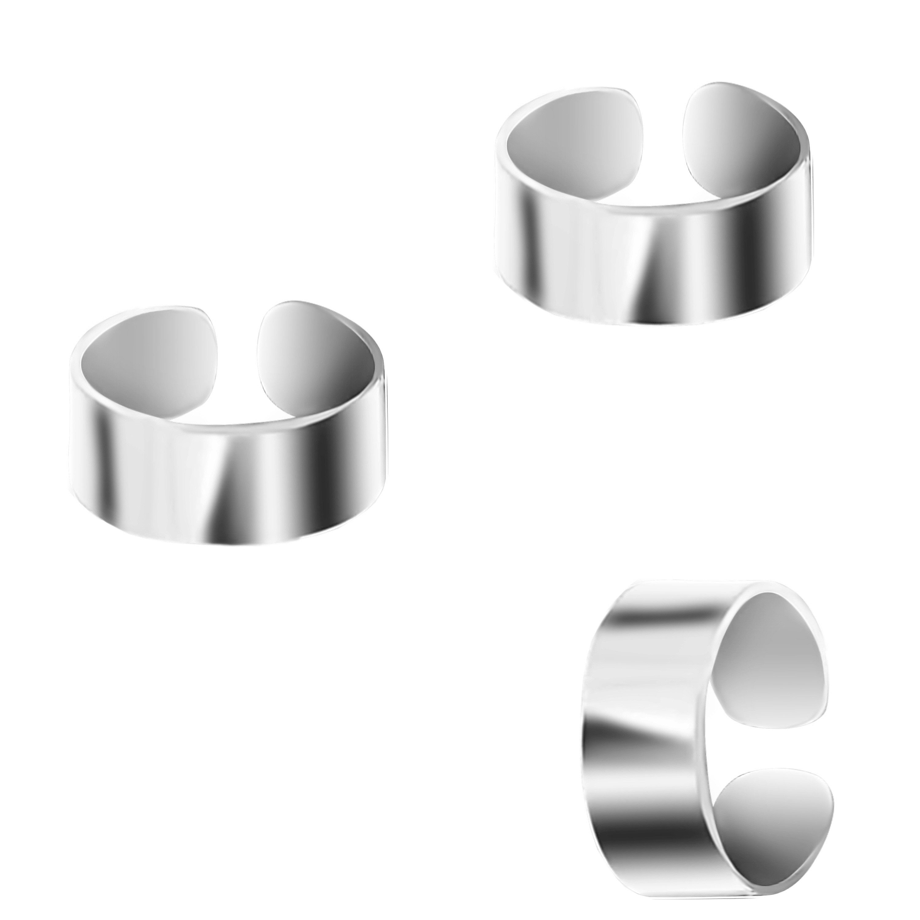 Firetti Paar Ohrklemmen Schmuck Geschenk Silber 925 Ohrschmuck Ear Cuff, Made in Germany