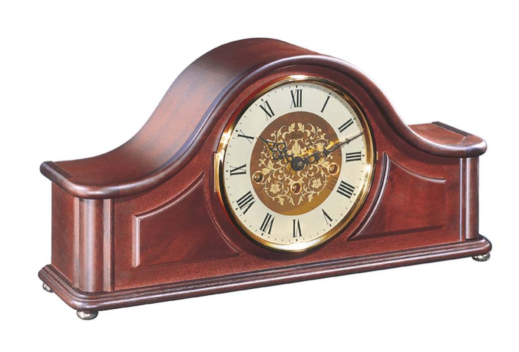 Tischuhr Kaminuhr Mahagoni 4/4 Westminster - Hermle Modell: 21142-070340