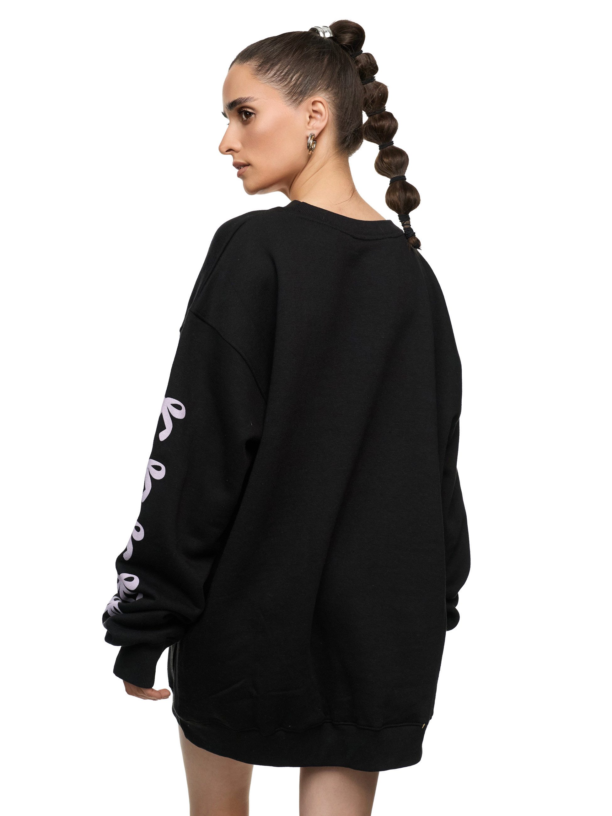 Worldclassca Sweatshirt Worldclassca Oversized Sweatshirt 07 BALLET Print Langarm Pullover PRINT - 07 BALLET FOOTBALL -