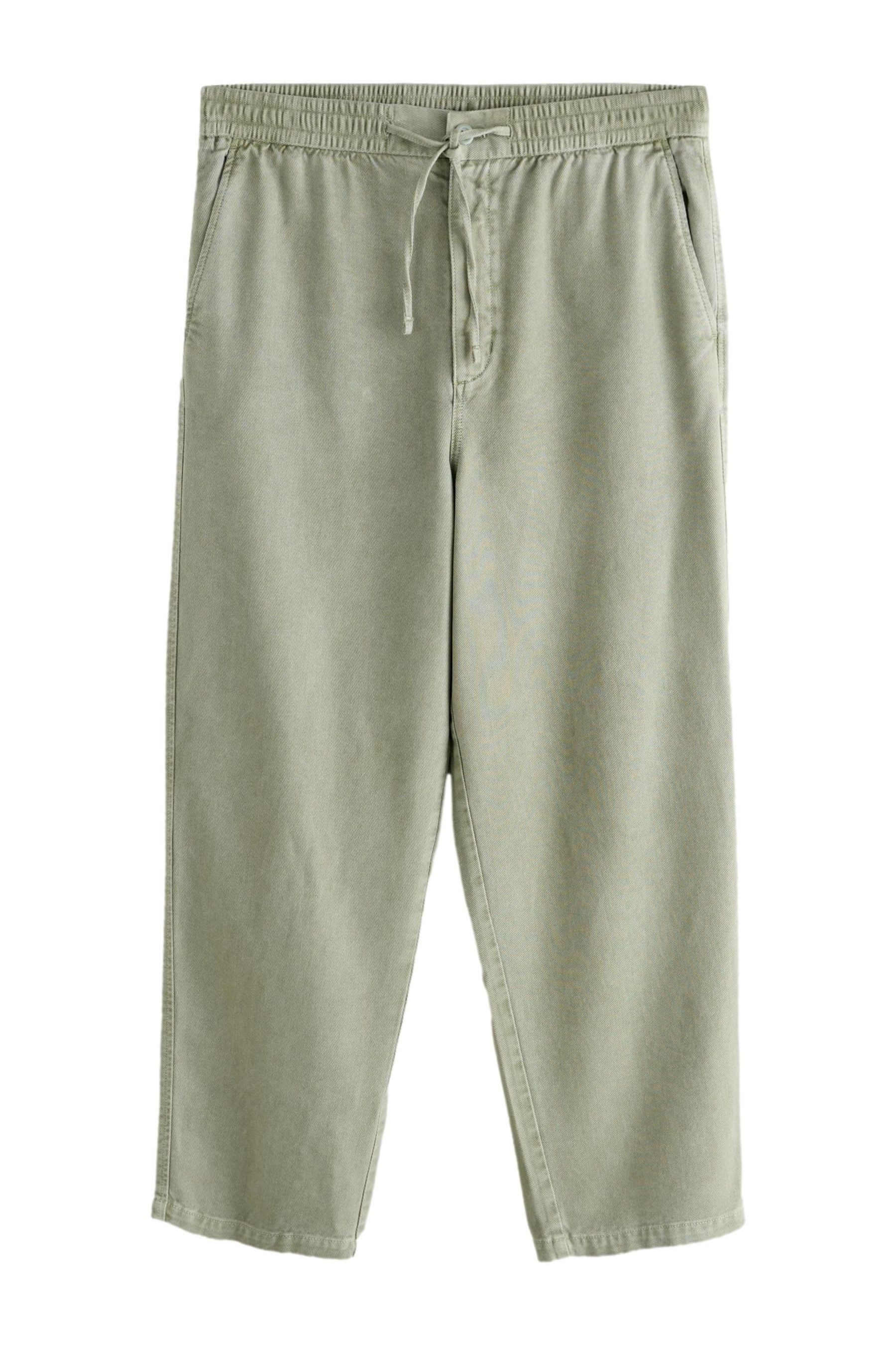 Dehnbund-Hose Baggy Fit Jeans, Authentic-Waschung + Elastikbund