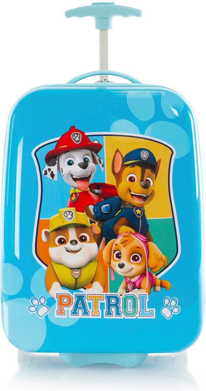 Heys Kinderkoffer Paw Patrol hellblau, 46 cm, 2 Rollen, Heys x Joachim Llambi Kindertrolley Handgepäck-Koffer
