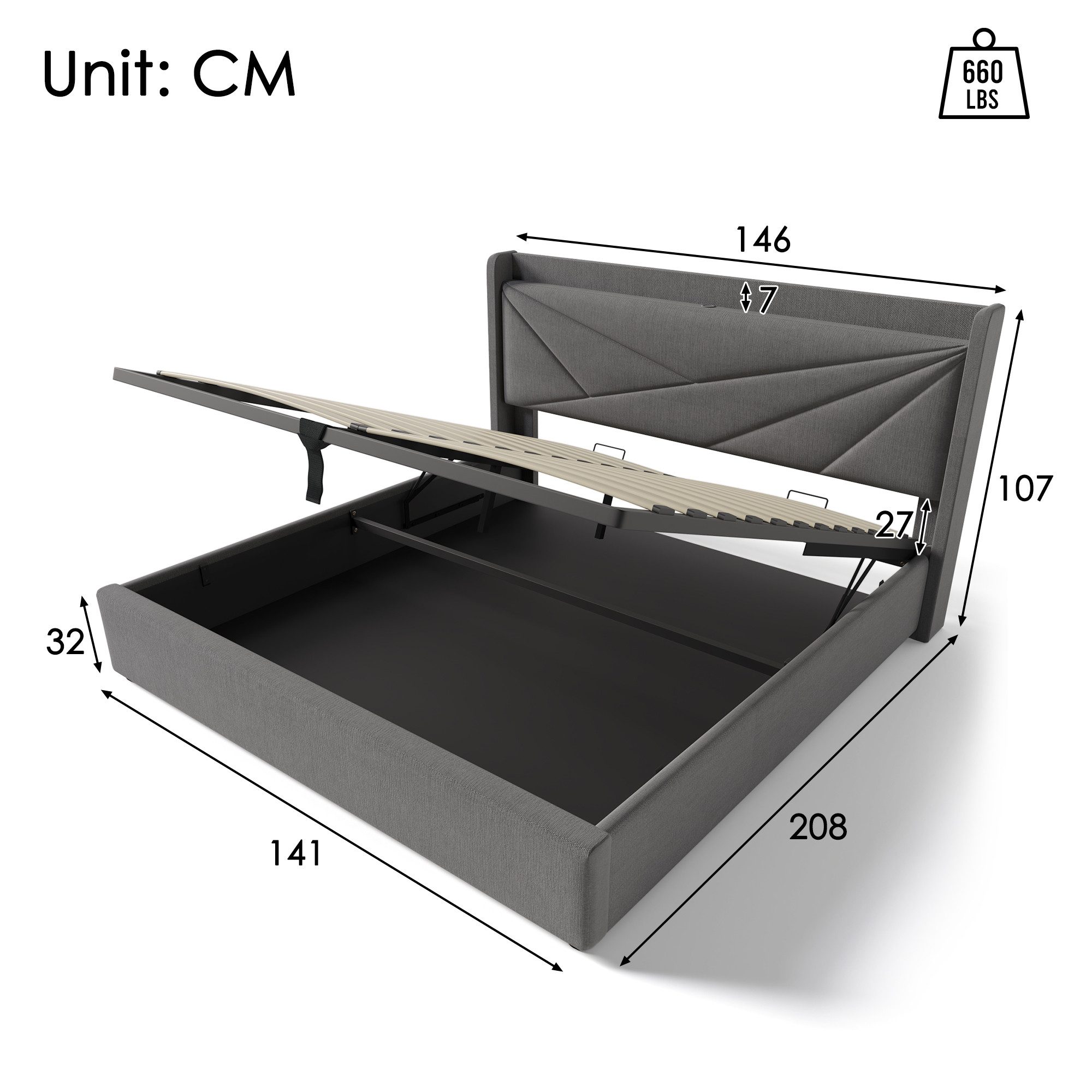 TavilaEcon Boxspringbett Einzelbett mit Stauraum und günstig online kaufen