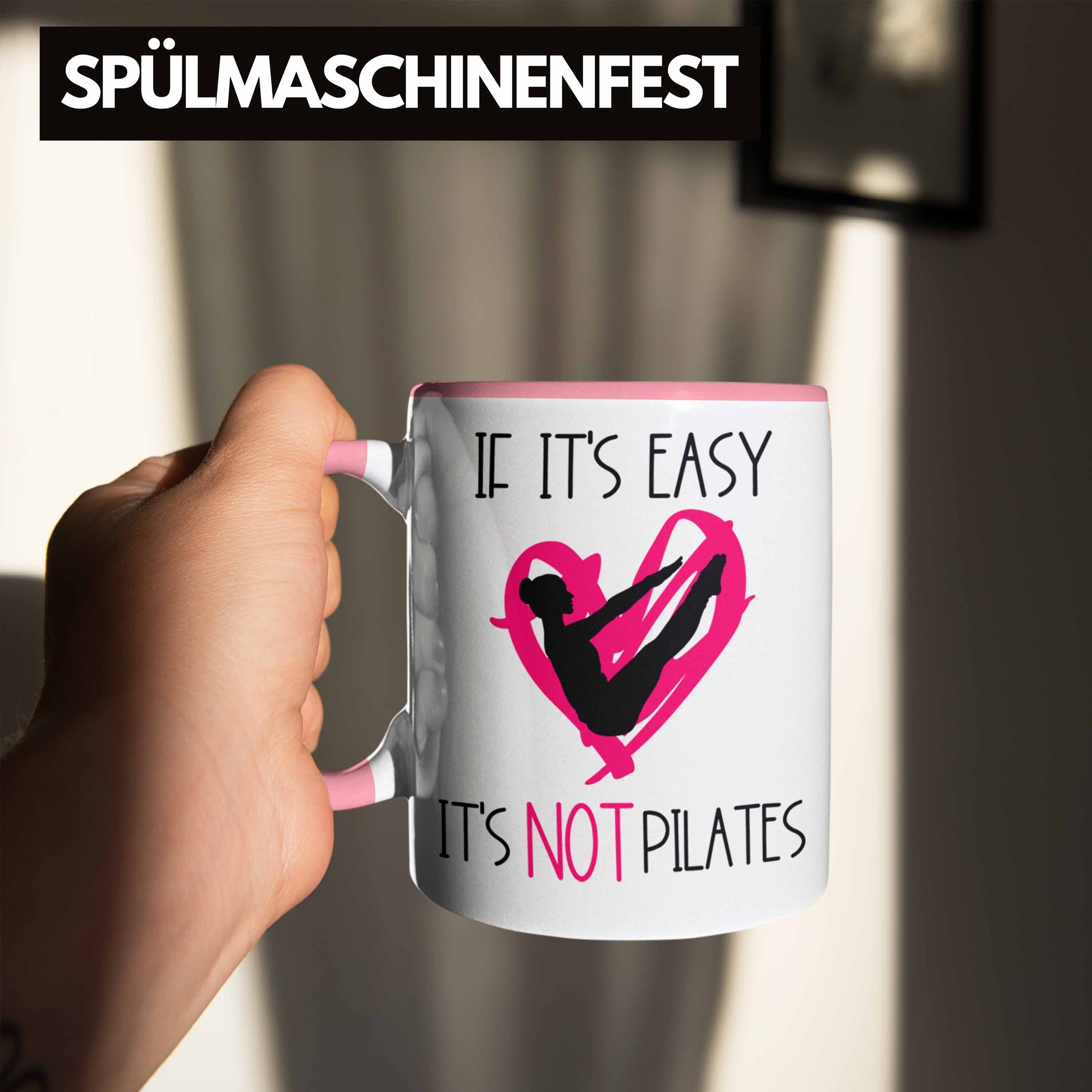 Geschenk für Lustige Pilates-Liebhaberinnen Pilates-Lehrerin Tasse Tasse Rosa Trendation