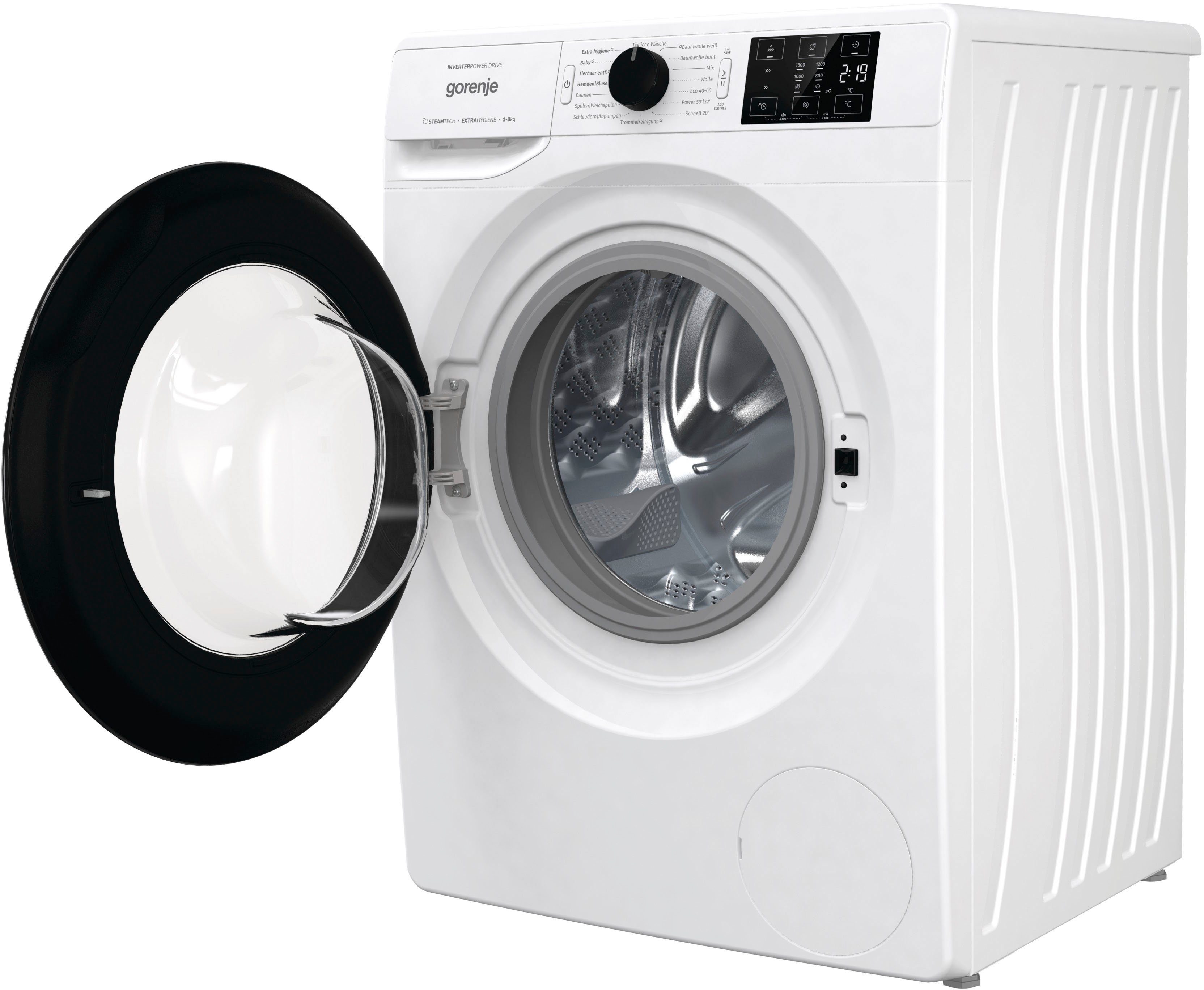 GORENJE Waschmaschine U/min kg, WNEI86APS, 1600 8