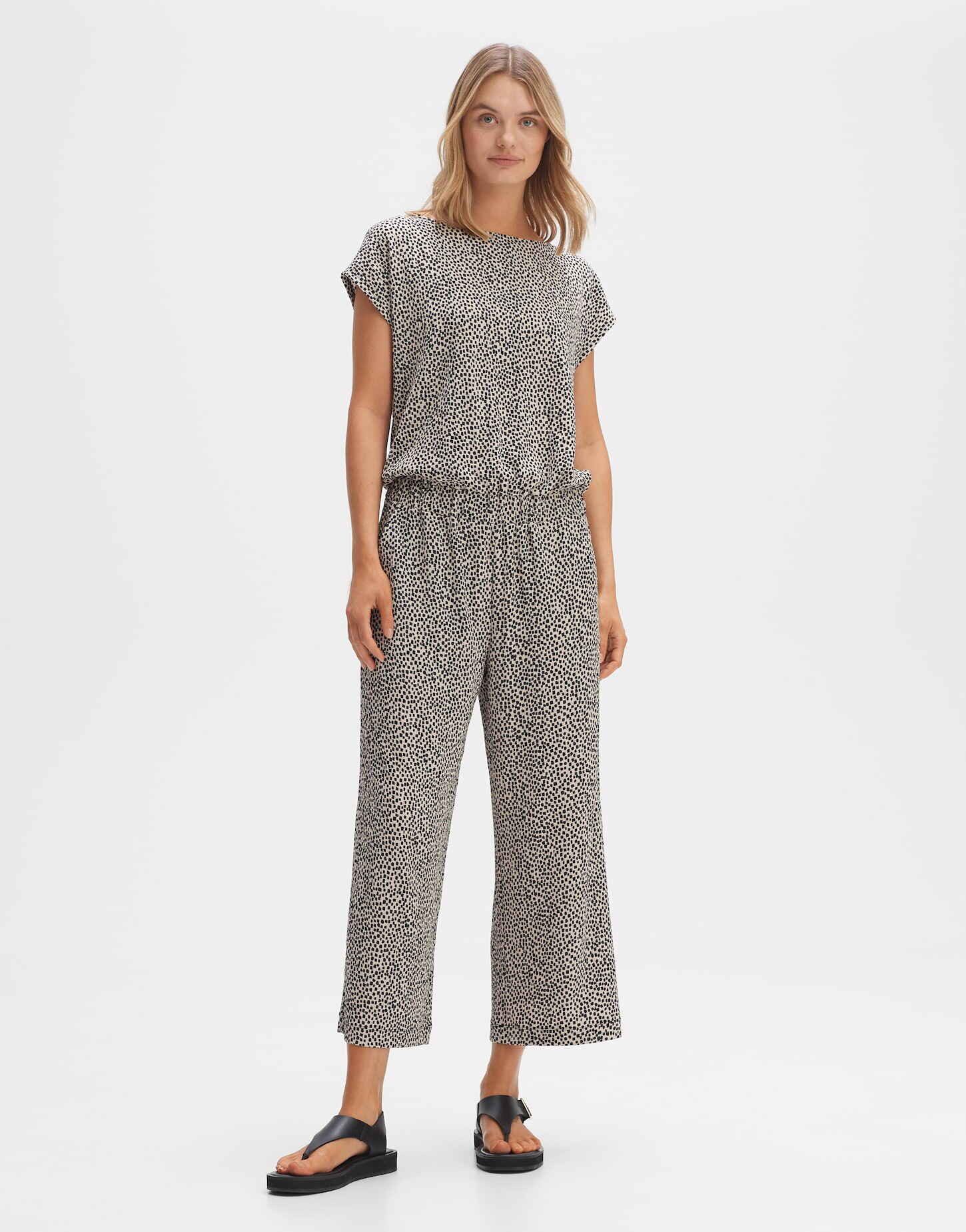 OPUS Jumpsuit Melti spot lockere Passform Jersey