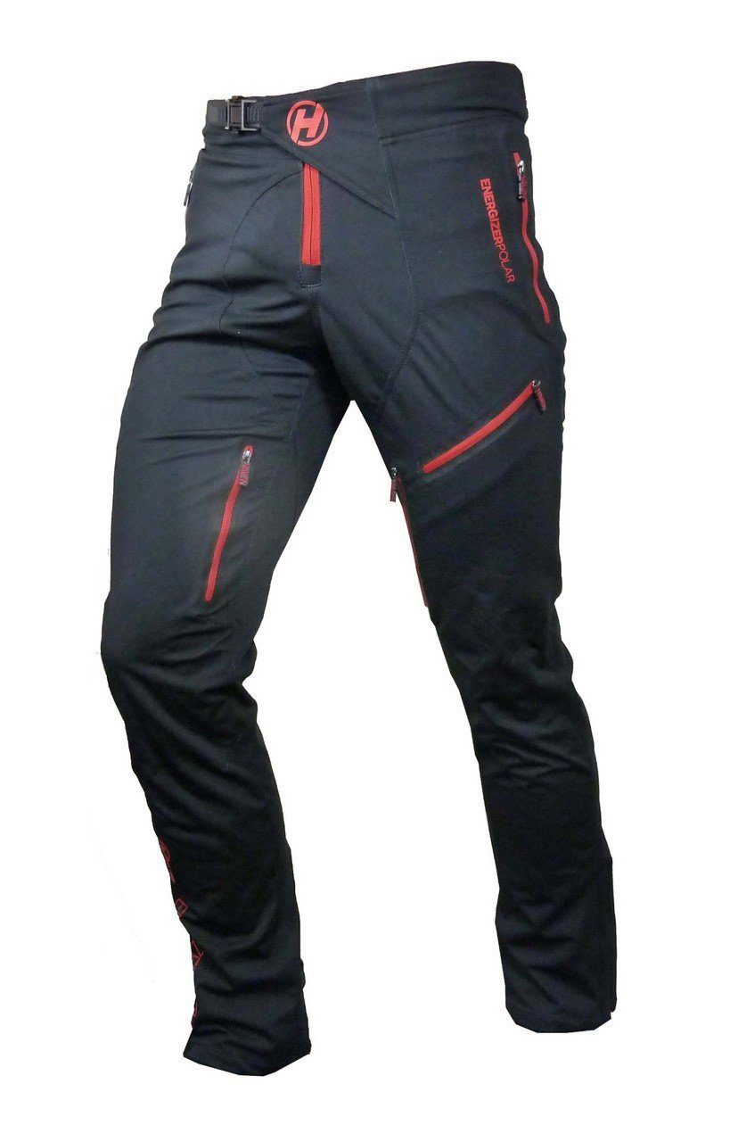 HAVEN Fahrradhose HAVEN ENERGIZER POLAR Lang Unisex schwarz/rot *