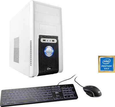 CSL Speed V21812 PC (Intel® Pentium Gold G6400, 8 GB RAM, 500 GB SSD, Luftkühlung)