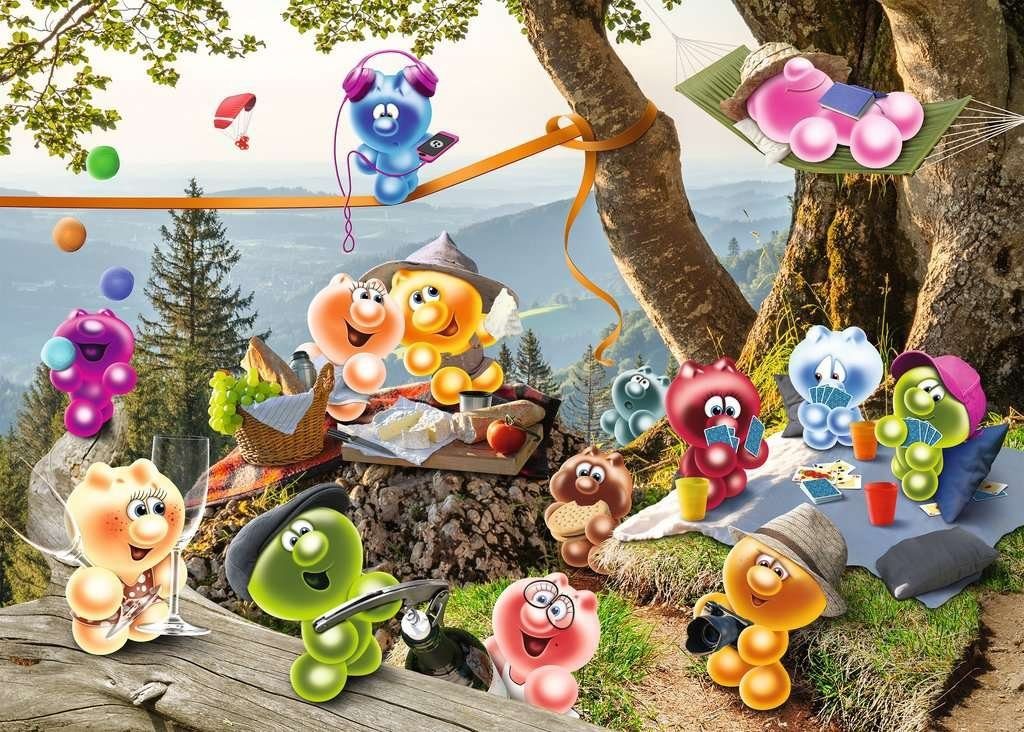 Ravensburger Puzzle Gelini Auf zum Picknick 1000 Teile Puzzle, 1000 Puzzleteile, Made in Europe