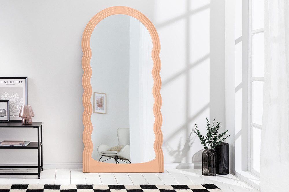 riess-ambiente Wandspiegel WAVE 160cm apricot (Einzelartikel, günstig online kaufen