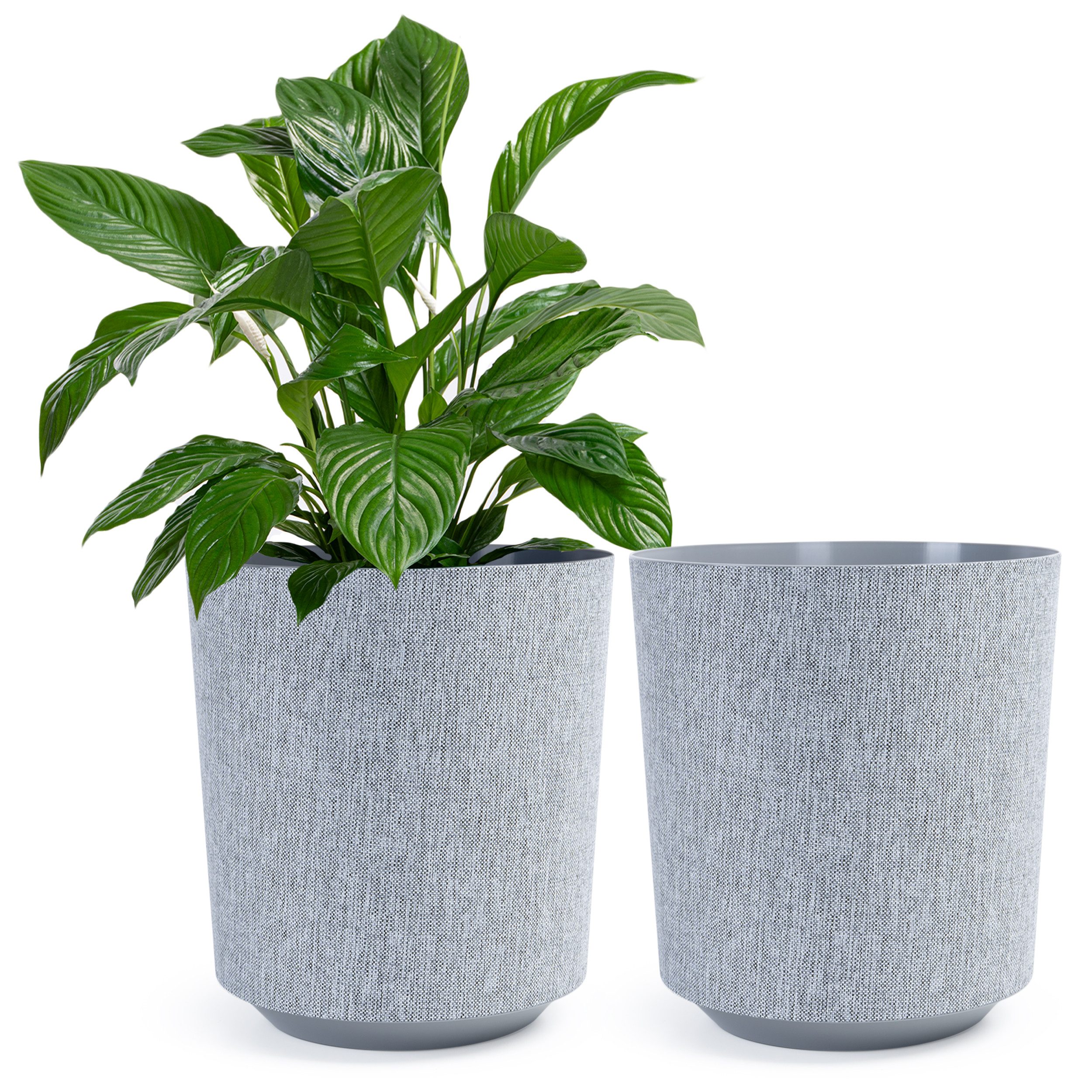 KONZEPT Pflanzkübel Blumentopf groß, in Textil-Optik günstig online kaufen