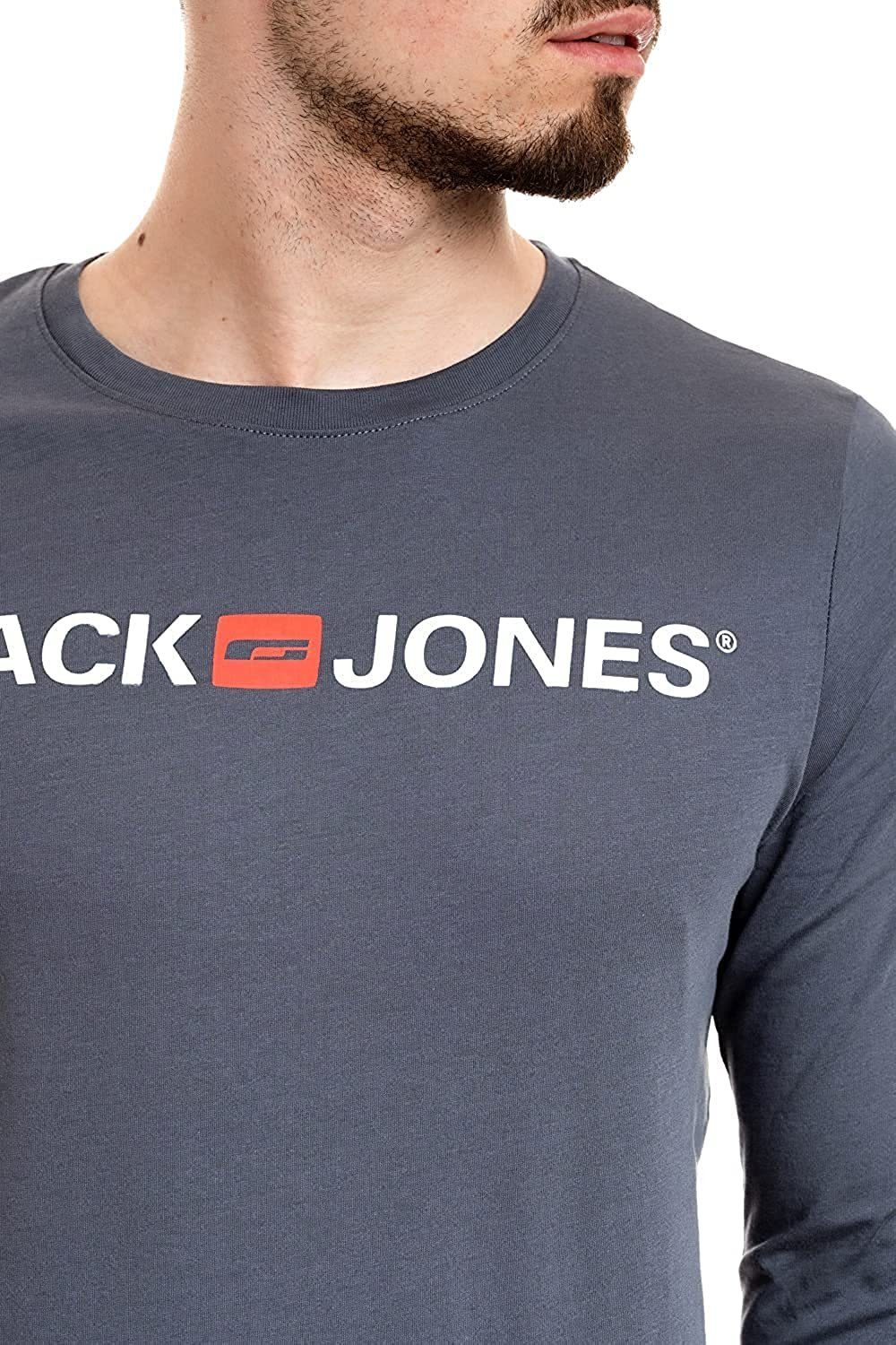 Jack & Jones Langarmshirt mit Printaufdruck