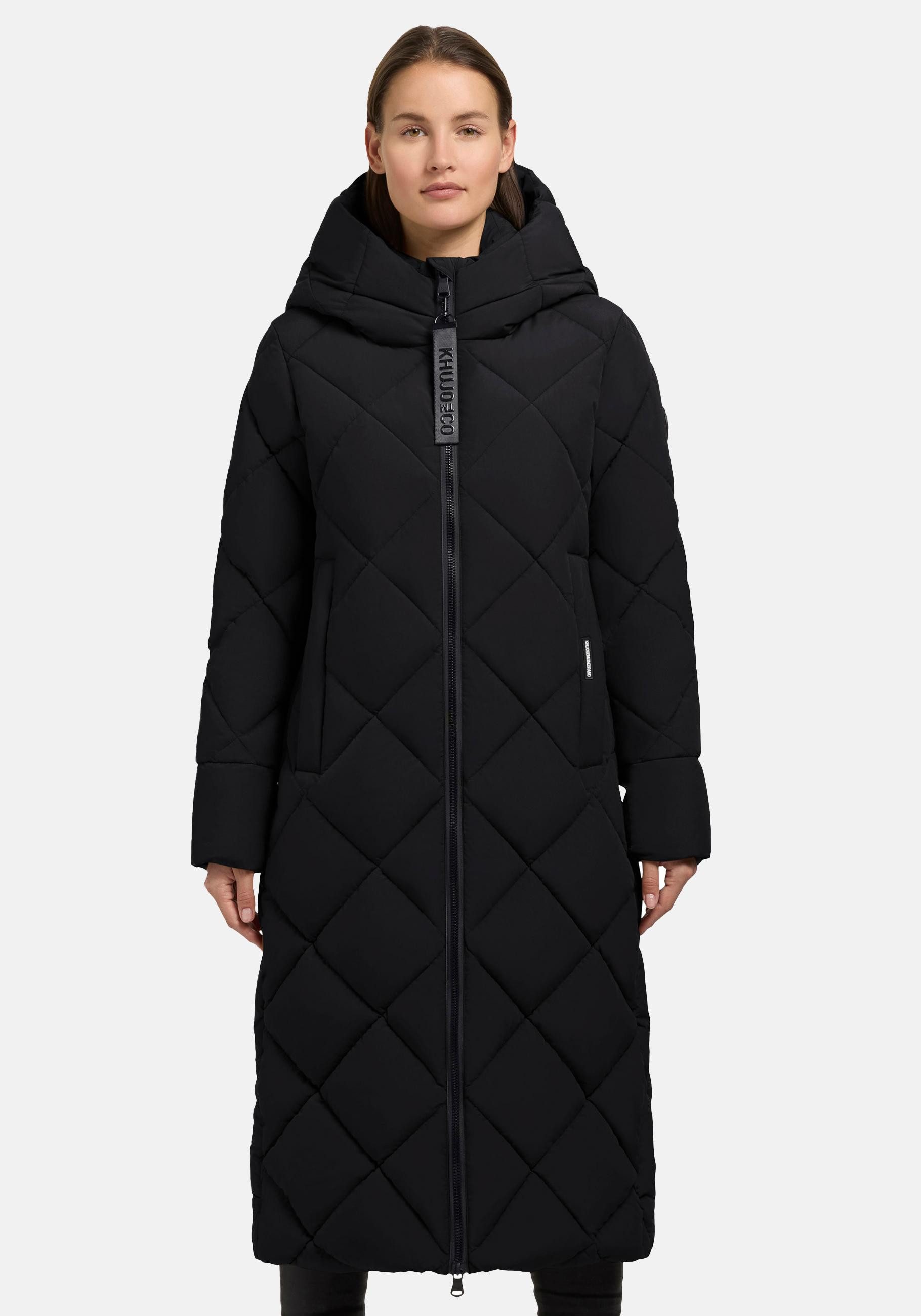 khujo Steppmantel "Elow-YM", Damen Wintermantel in Diamond-Steppung günstig online kaufen
