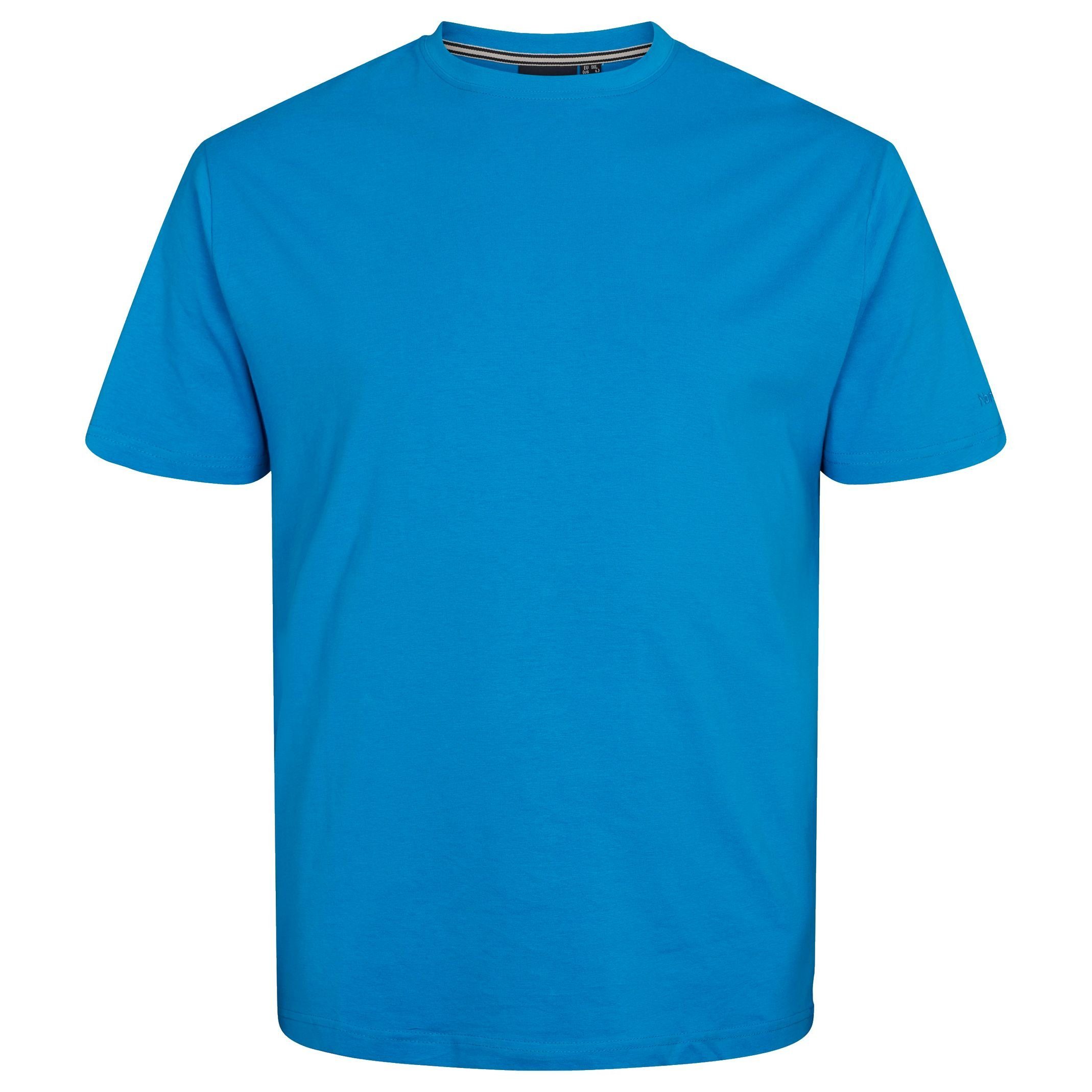 north 56 4 Rundhalsshirt Herrenübergröße royalblau T-Shirt von Allsize 8XL, bis in