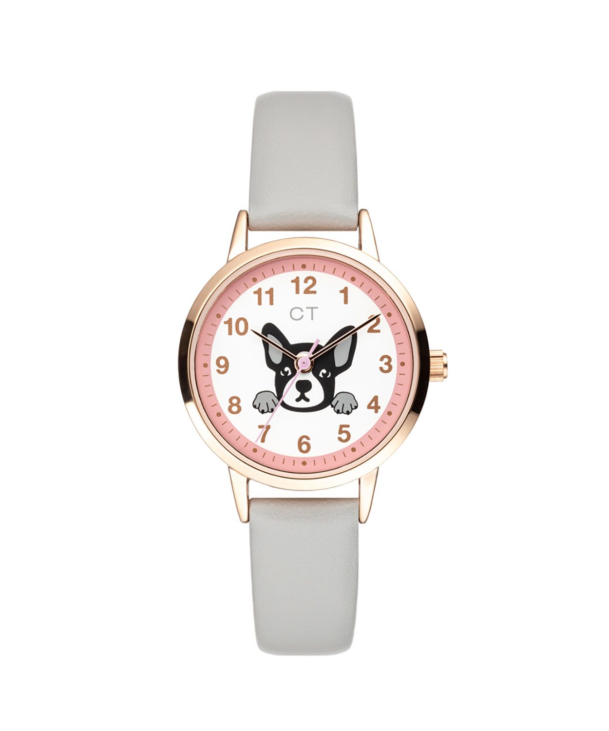COOL TIME Quarzuhr The Cool Grey Bully CT-0006-LQ, Armbanduhr, Kinderuhr, Mädchen, analog