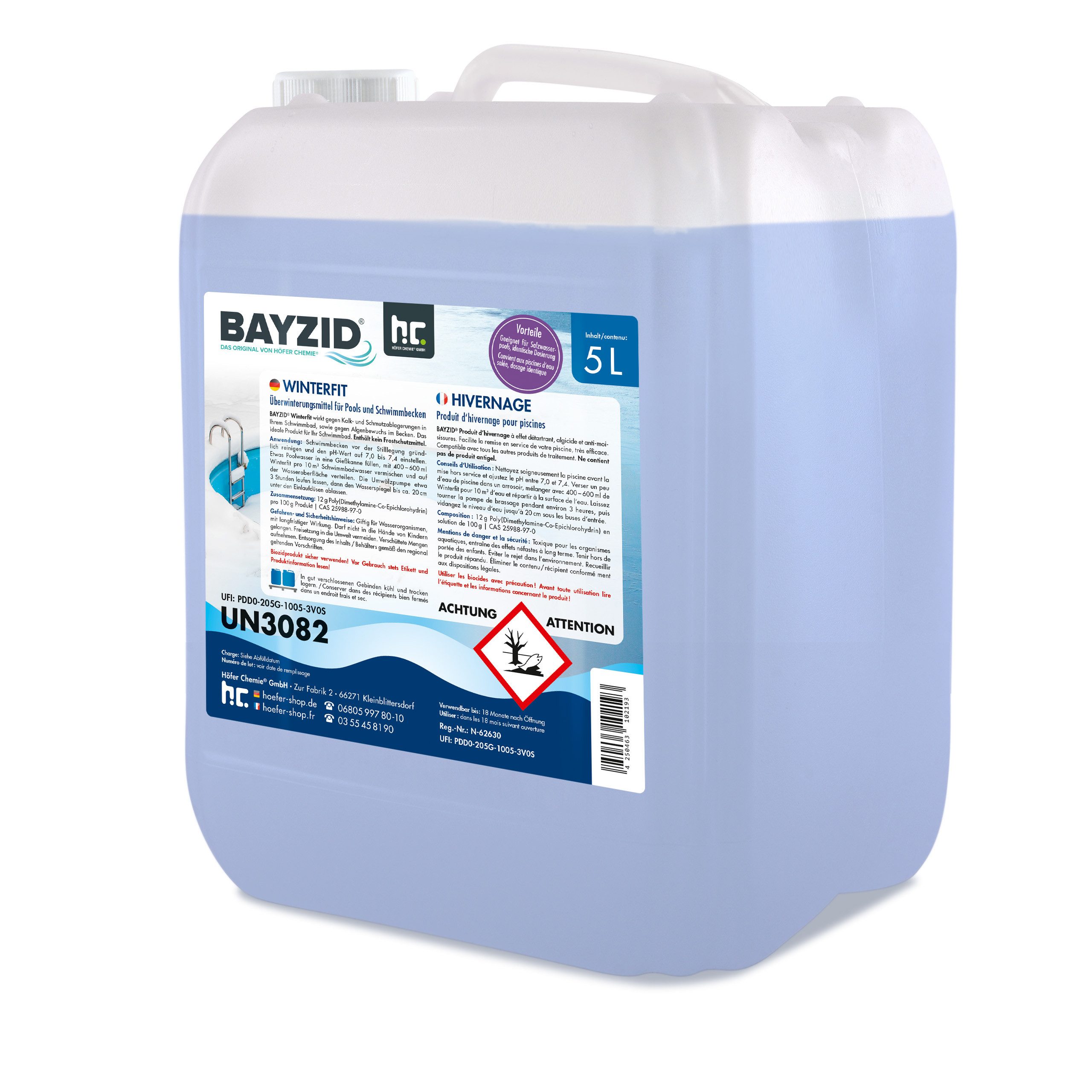 Thumbnail - Höfer Chemie GmbH Poolpflege 2x 5 L BAYZID® Winterfit Überwinterungsmittel