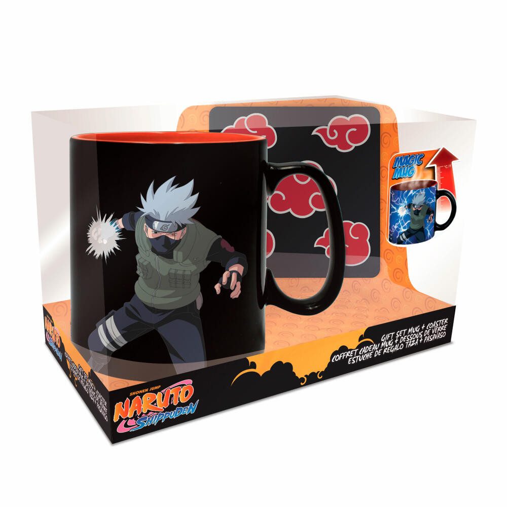 ABYstyle Becher Heat Change Naruto Shippuden, Keramik, mit Wärme-Wechselmotiv