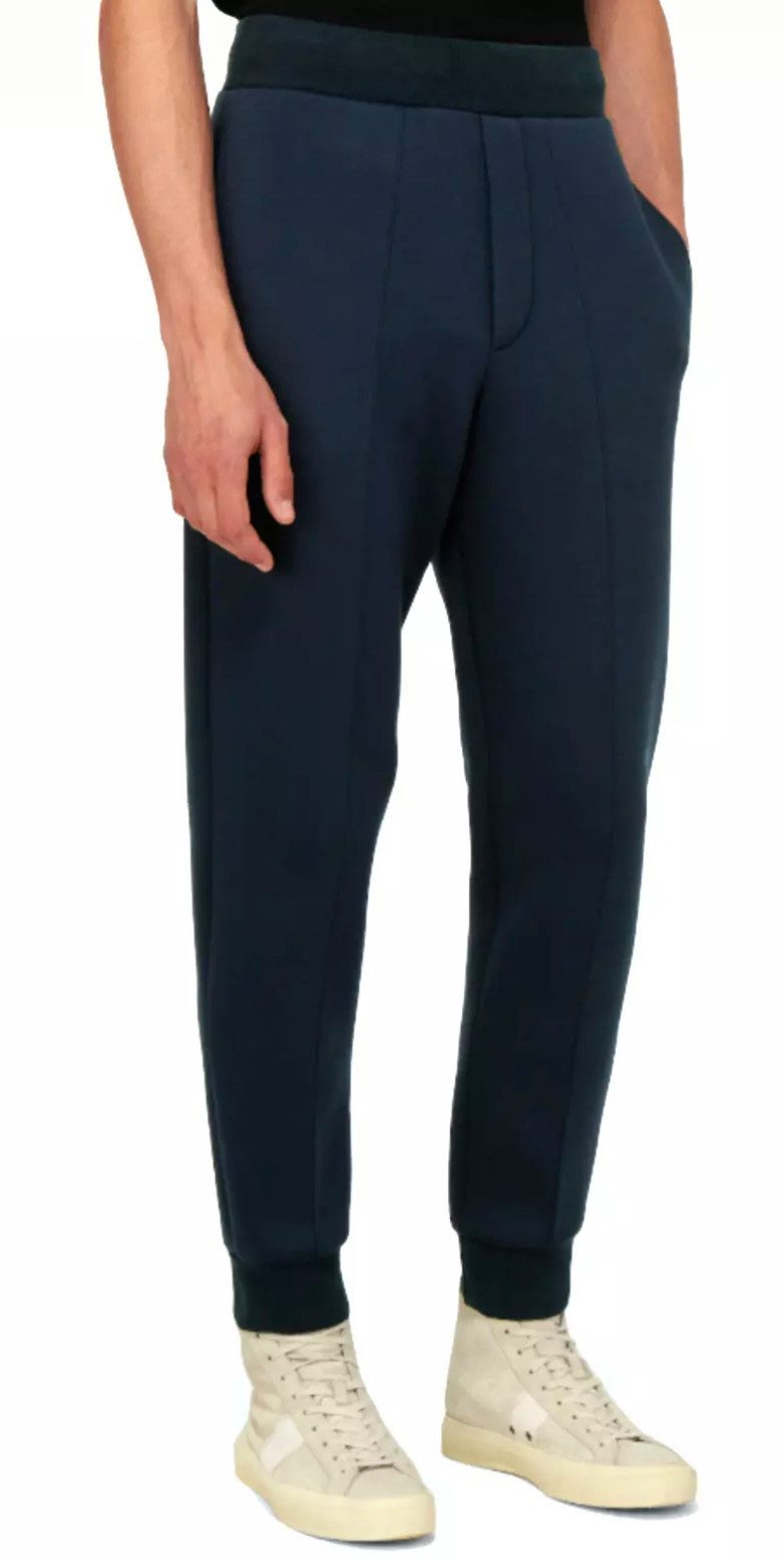 Berluti Jogginghose Logo-gestickten Wappen Jersey-Trackpants Rückseitige Tasche mit gesticktem Berluti-Wappen