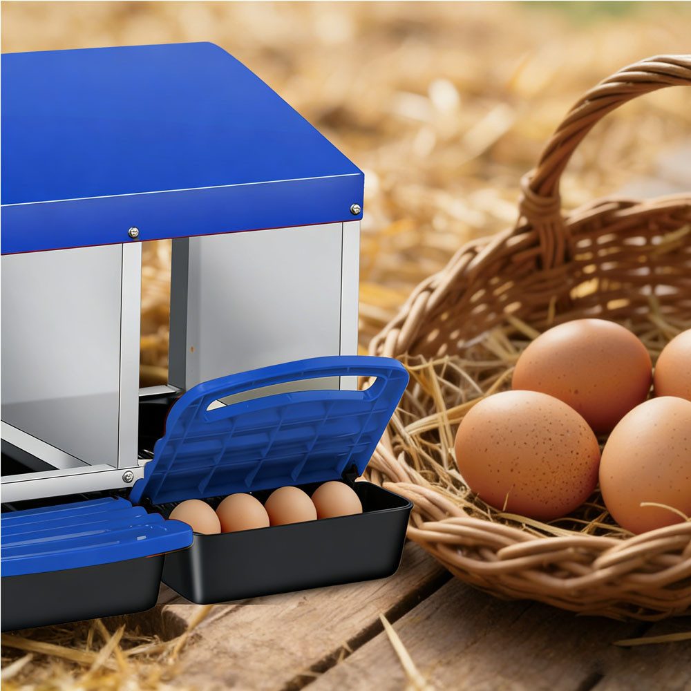 GarveeMore Hühnerstall Metall Nesting Boxes für Hühner Legeboxen für Hühner Geflügel – Bild 5 von 5