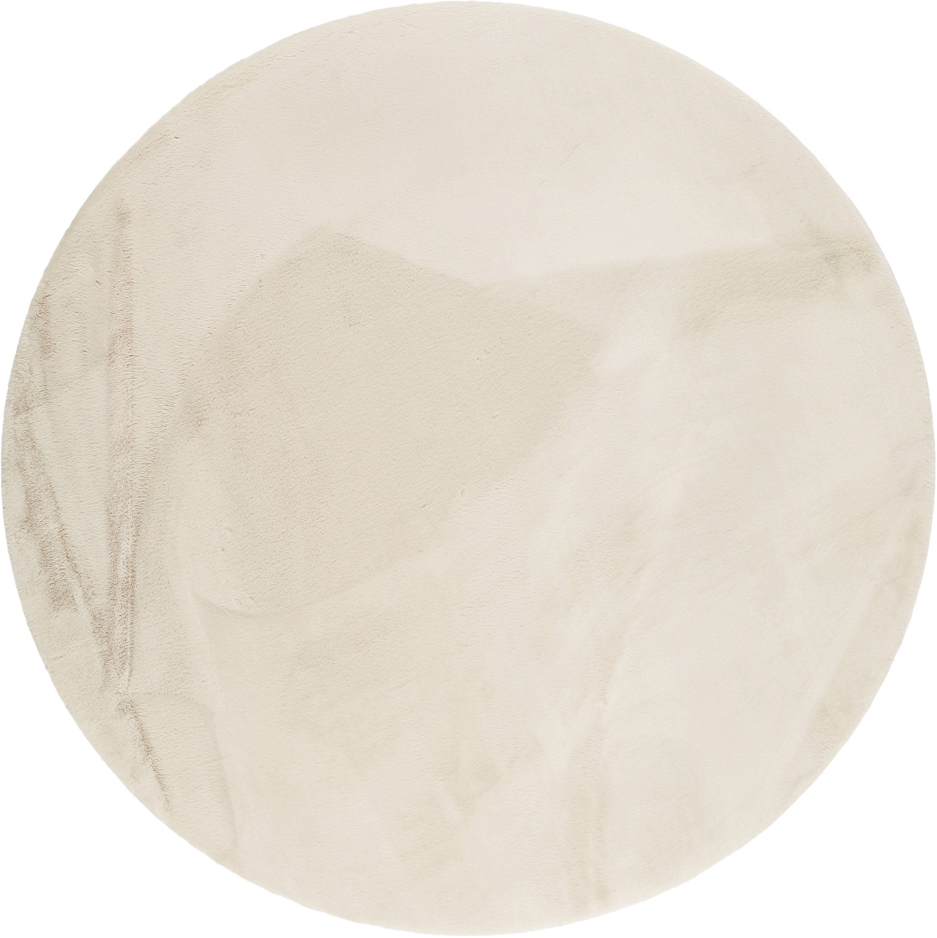 Esprit Hochflor-Teppich Alice ESP-4377 Kunstfell, rund, Höhe: 25 mm, Kaninchenfell-Haptik, besonders weich und dicht, für alle Räume