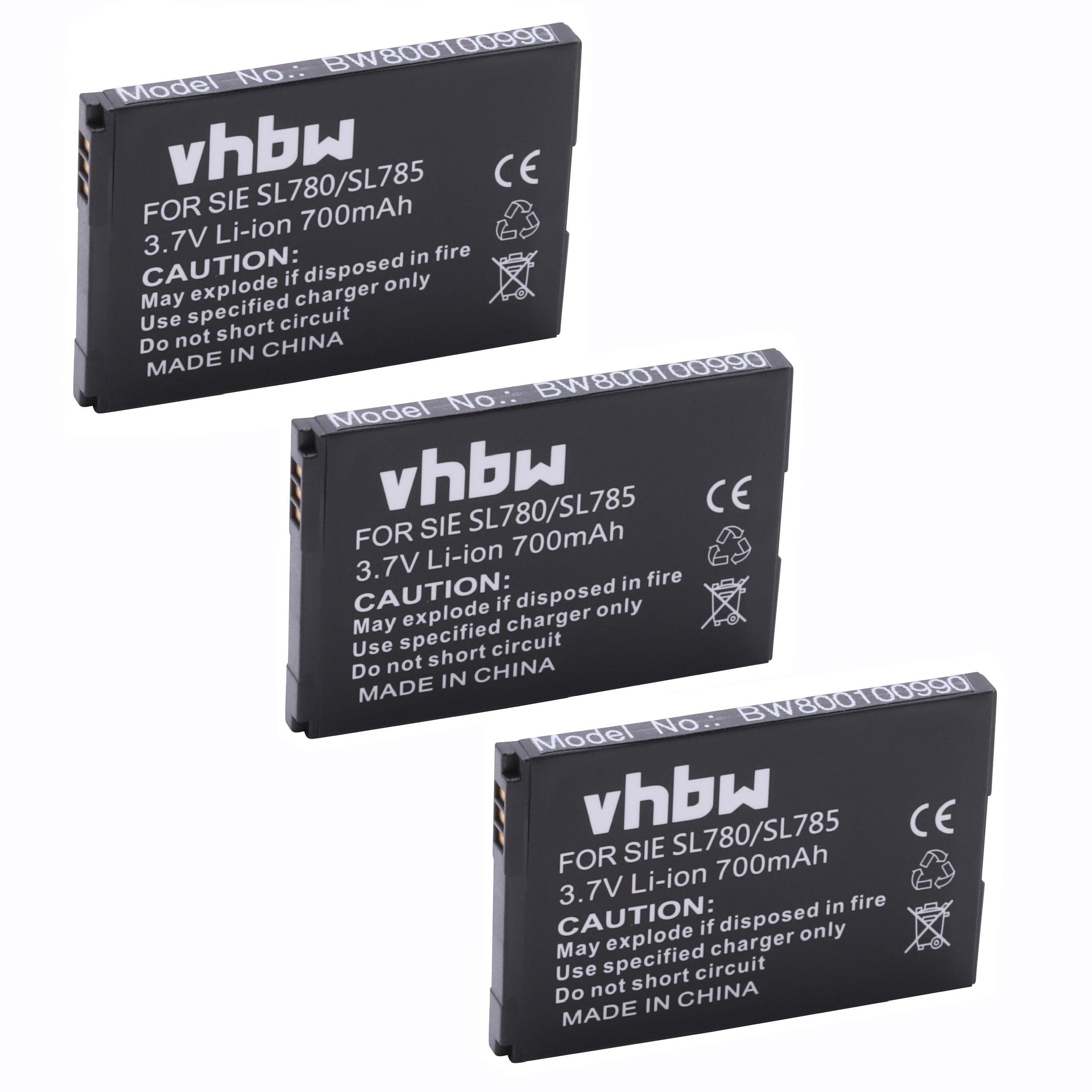 vhbw kompatibel mit Unify OpenStage SL6, SL400, SL450 Akku Li-Ion 700 mAh (3,7 V)