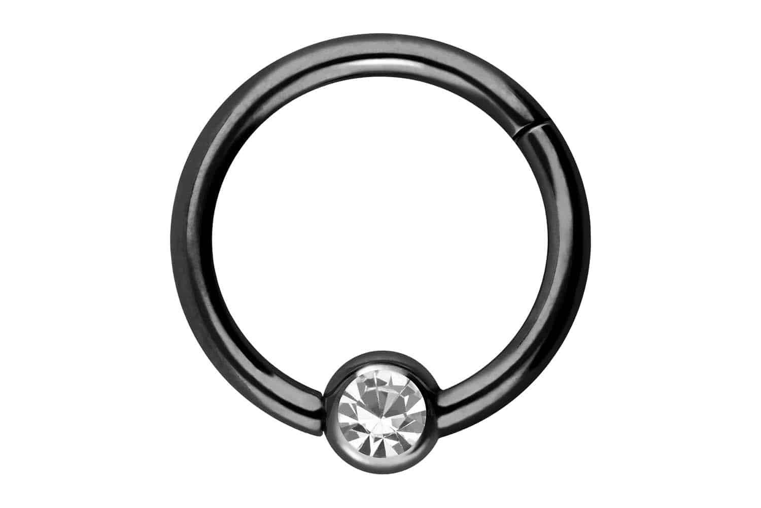PIERCINGLINE Nasenpiercing Chirurgenstahl Segmentring Clicker KRISTALL günstig online kaufen