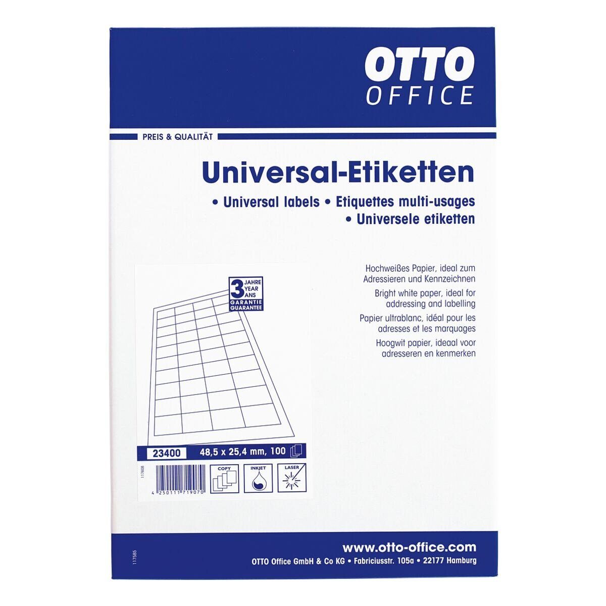 Etiketten Standard