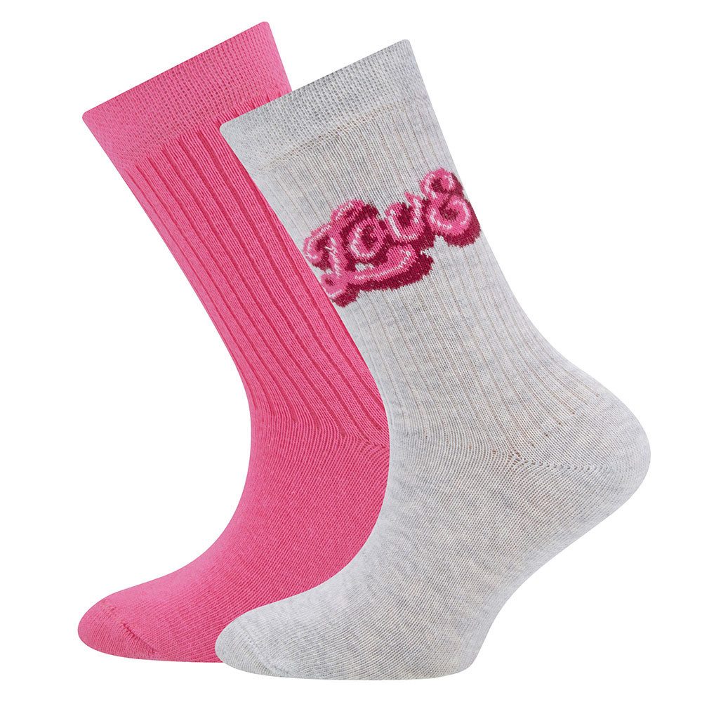 Socken Socken 2er Pack Love/Rippe