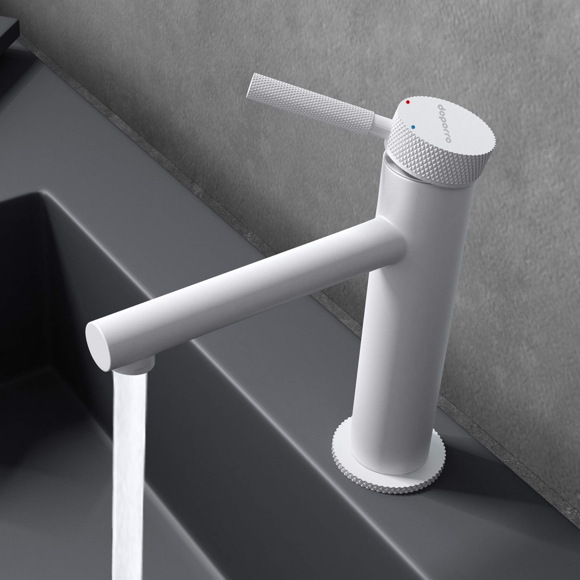 doporro Waschtischarmatur Design Waschbeckenarmatur Einhebelmischer WAO-760 günstig online kaufen