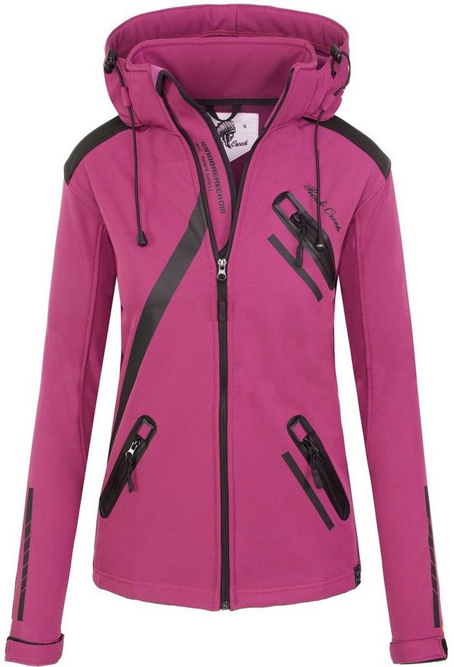 Rock Creek Softshelljacke Damen Softshelljacke Wanderjacke D-371
