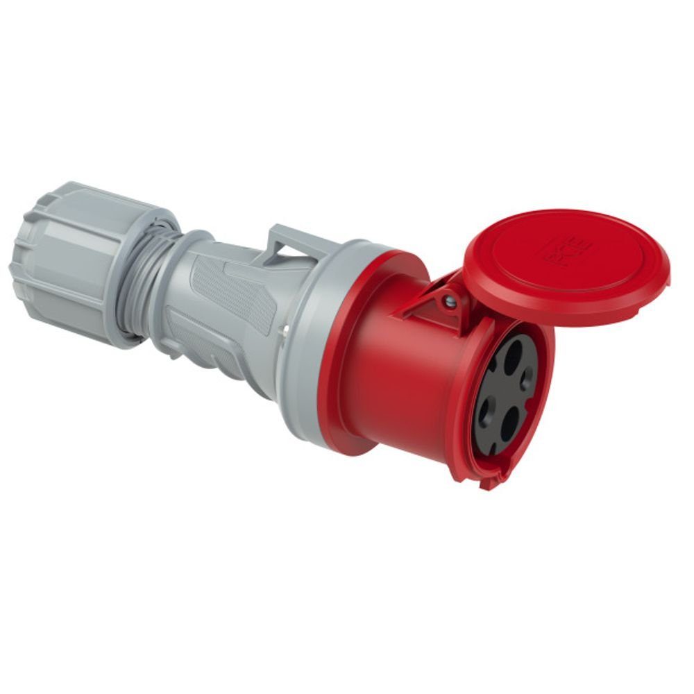 PCE CEE Steckdose Starkstrom Eibausteckdose PCE Kupplung 5P 63A IP44 Elektro-Kabel, Kupplung 5P 63A IP44