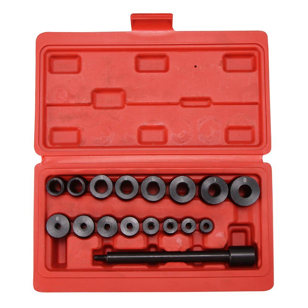 Kupplung Zentrierdorn, 17-St), 17tlg (1 BlingBin KFZ Set, Zentriersatz Werkzeugset Universal Werkzeug Zentrierwerkzeug