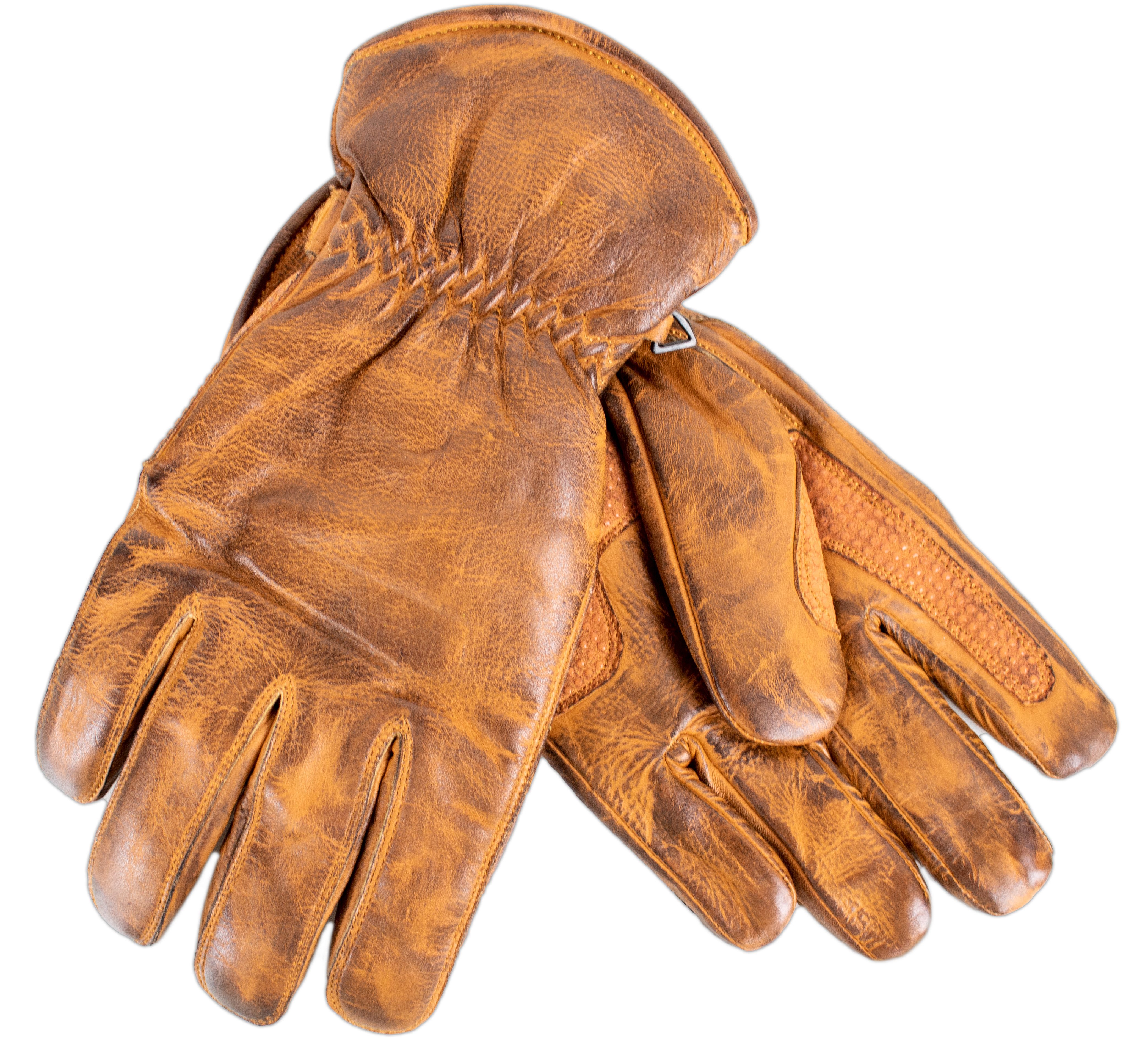 MDM Lederhandschuhe Motorradhandschuhe Leder Aramid verstärkt abriebfest Biker (Einzelpaar) Aramid-Innenfutter – schnittfest, hitzebeständig & abriebfest