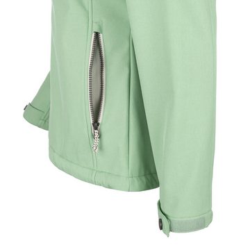 Dry Fashion Softshelljacke Damen Jacke Baltrum mit Fleece-Innenfutter und abnehmbarer Kapuze