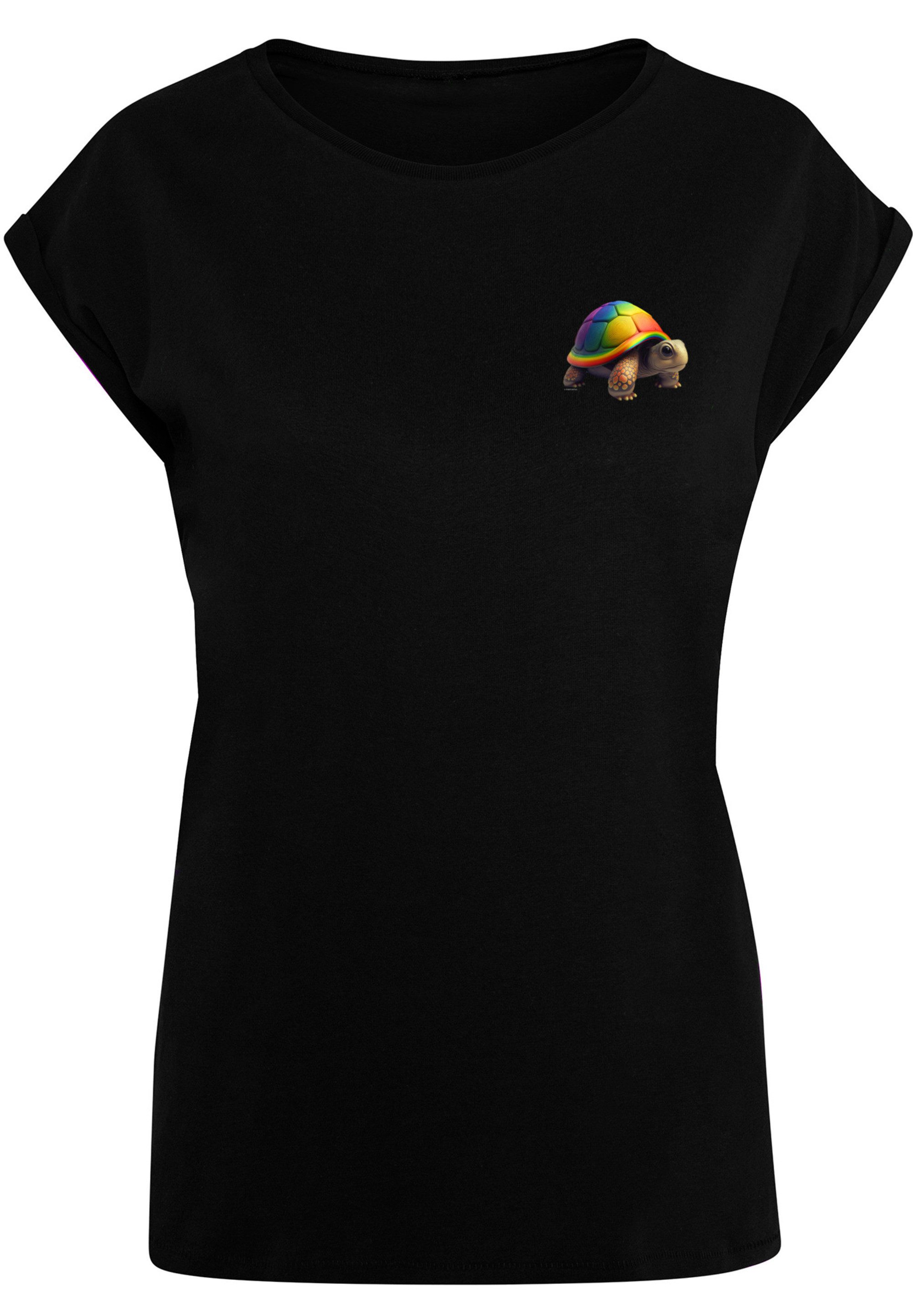 F4NT4STIC T-Shirt Rainbow Turtle SHORT SLEEVE günstig online kaufen