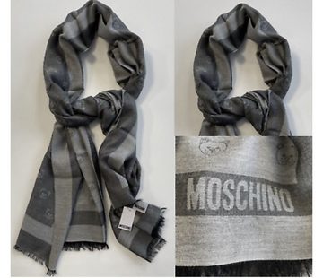 LOVE MOSCHINO XXL-Schal LOVE MOSCHINO TEDDY LOGO ICONIC Unisex Schal Scarf XXL