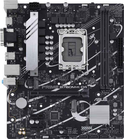 Asus PRIME B760M-K D4 Mainboard, Intel B760, mATX, DDR4 Speicher, 2x PCIe 4.0 M.2, Aura Sync