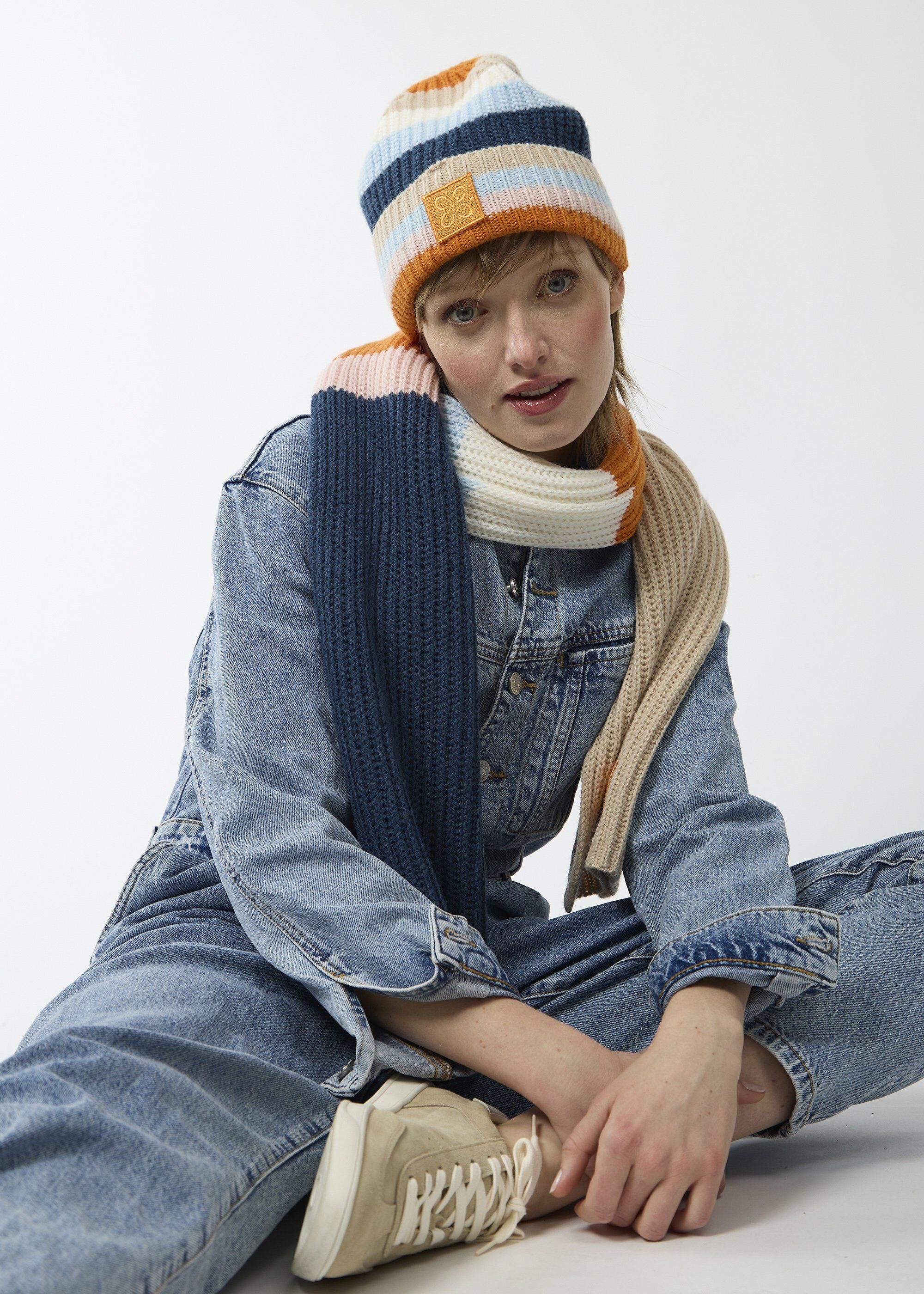 Codello Strickmütze (1-St) mit bunten Streifen günstig online kaufen