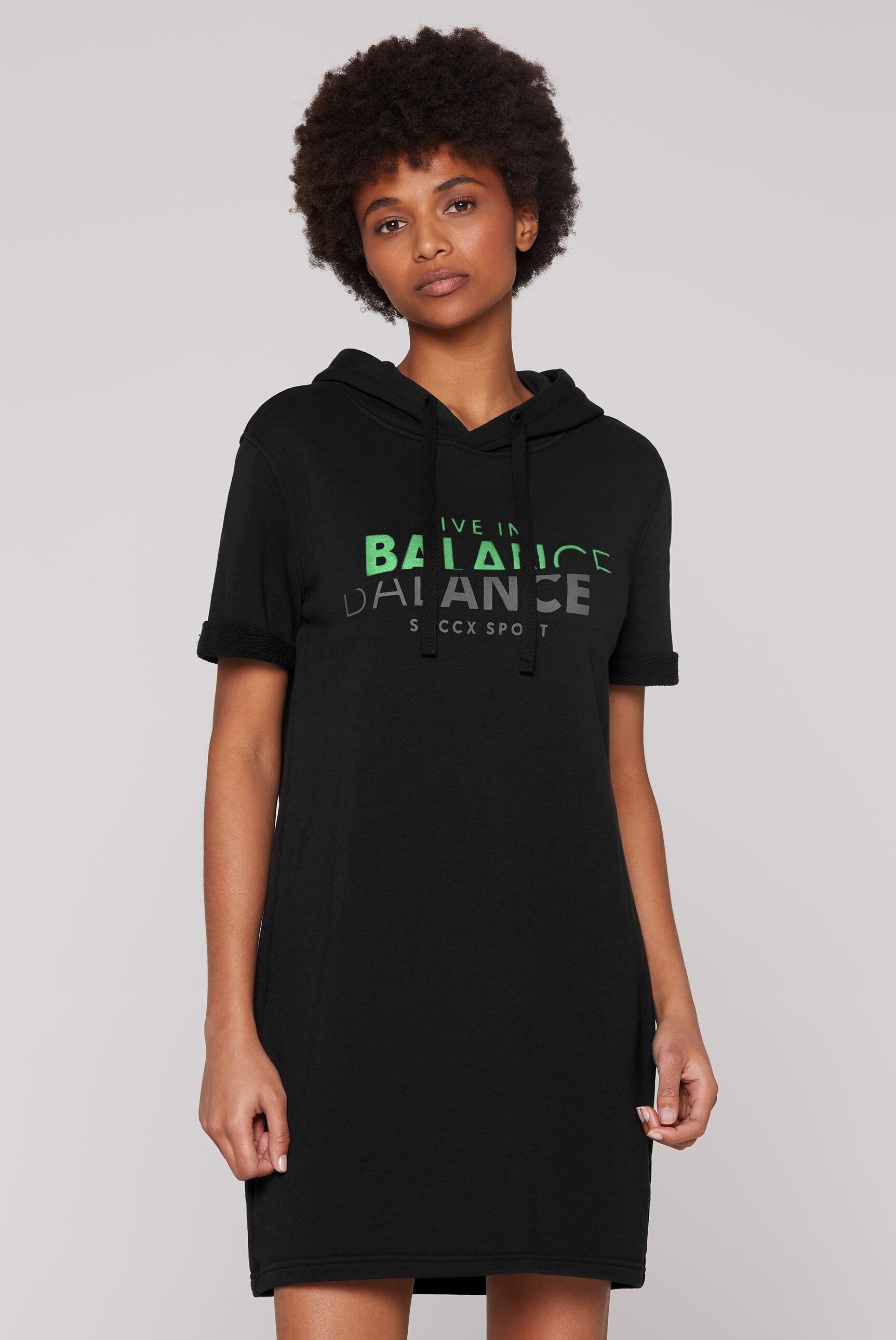 SOCCX Sweatkleid mit Baumwolle