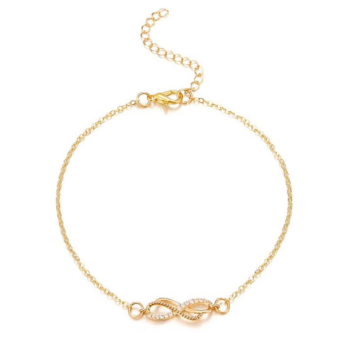KARMA Fußkette Fußkettchen Infinity silber, gold günstig online kaufen