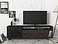 moebel17 TV-Regal »Wohnwand Artem Rebab Braun Dunkelgrau (Marmor Opt«, Modernes, kompaktes TV Lowboard, Bild 3