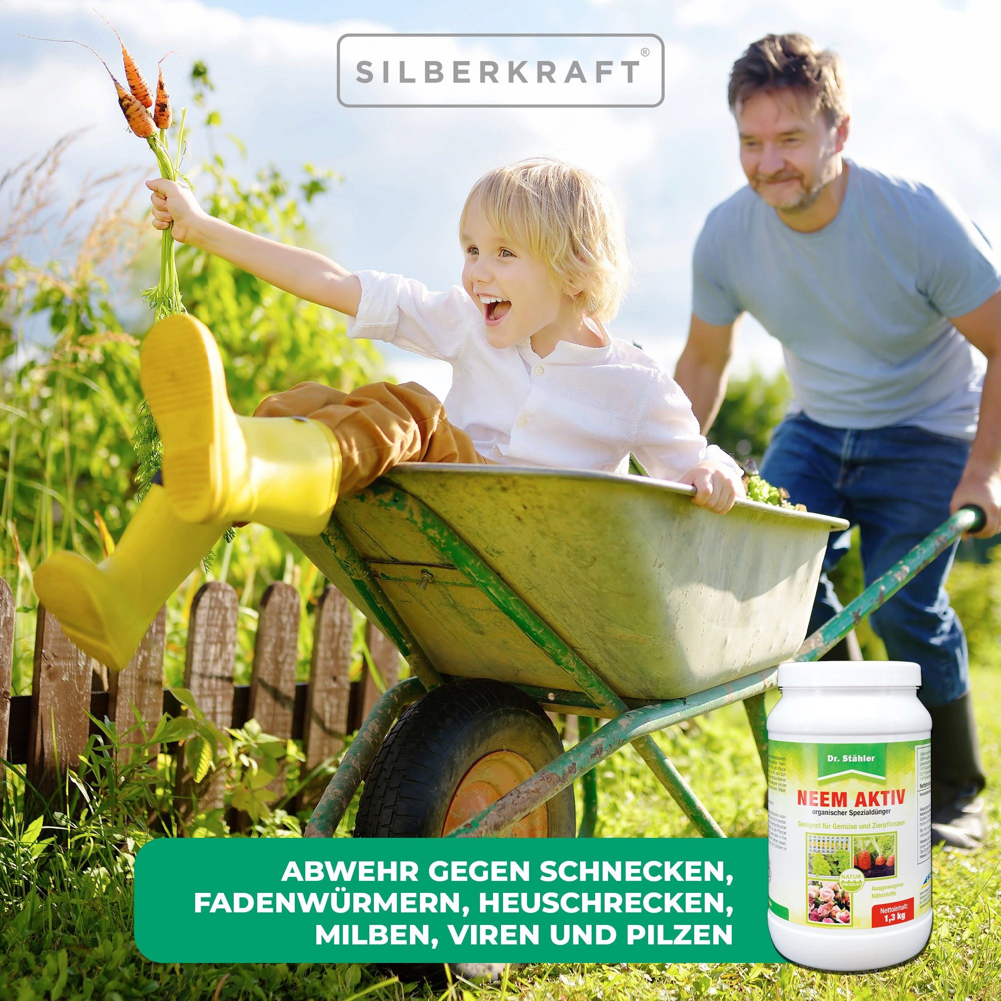 Dr. Stähler Pflanzgranulat Neem Aktiv - Spezialdünger-Granulat für Gemüse und Zierpflanzen, mit Hochwirksamer Spezialdünger für optimales Pflanzenwachstum, (10 x 1,3 kg Neem Dünger Granulat für Beet, Topf & Gießlösung, 10-St., Neem Dünger – Für kräftiges Pflanzenwachstum & gesunden Boden), Neem Spezialdünger – Für Gemüse, Zierpflanzen & Gartenbeete