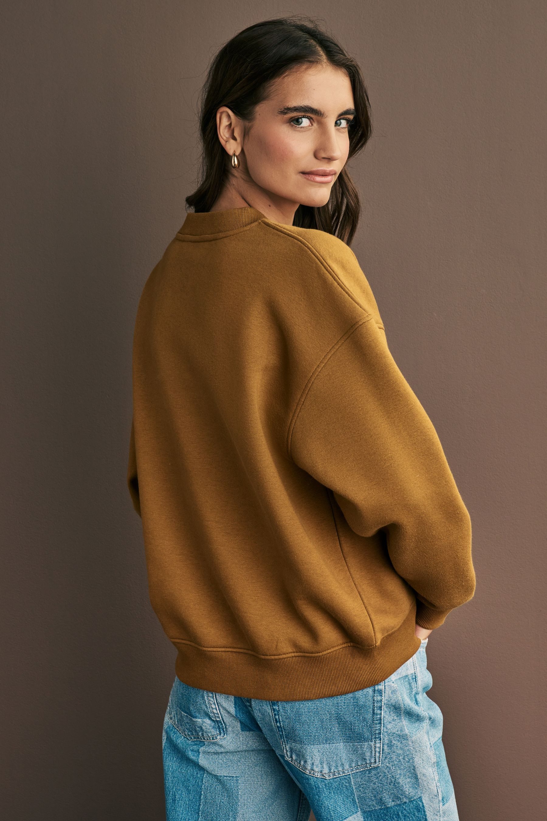Next Sweatshirt Moderner Rundhalspullover (1-tlg) günstig online kaufen