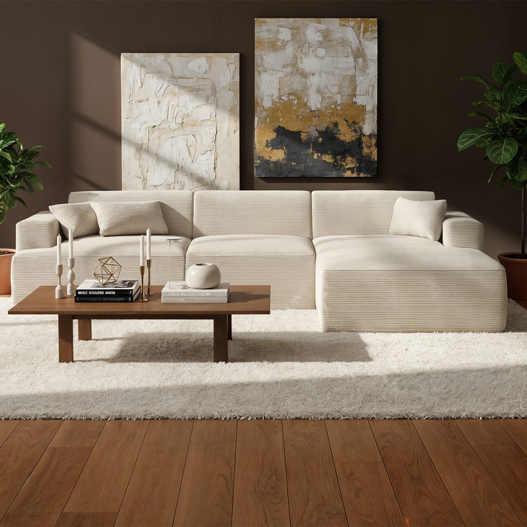 skølm Sofa Freki aus Cord, Vollschaumcouch günstig online kaufen