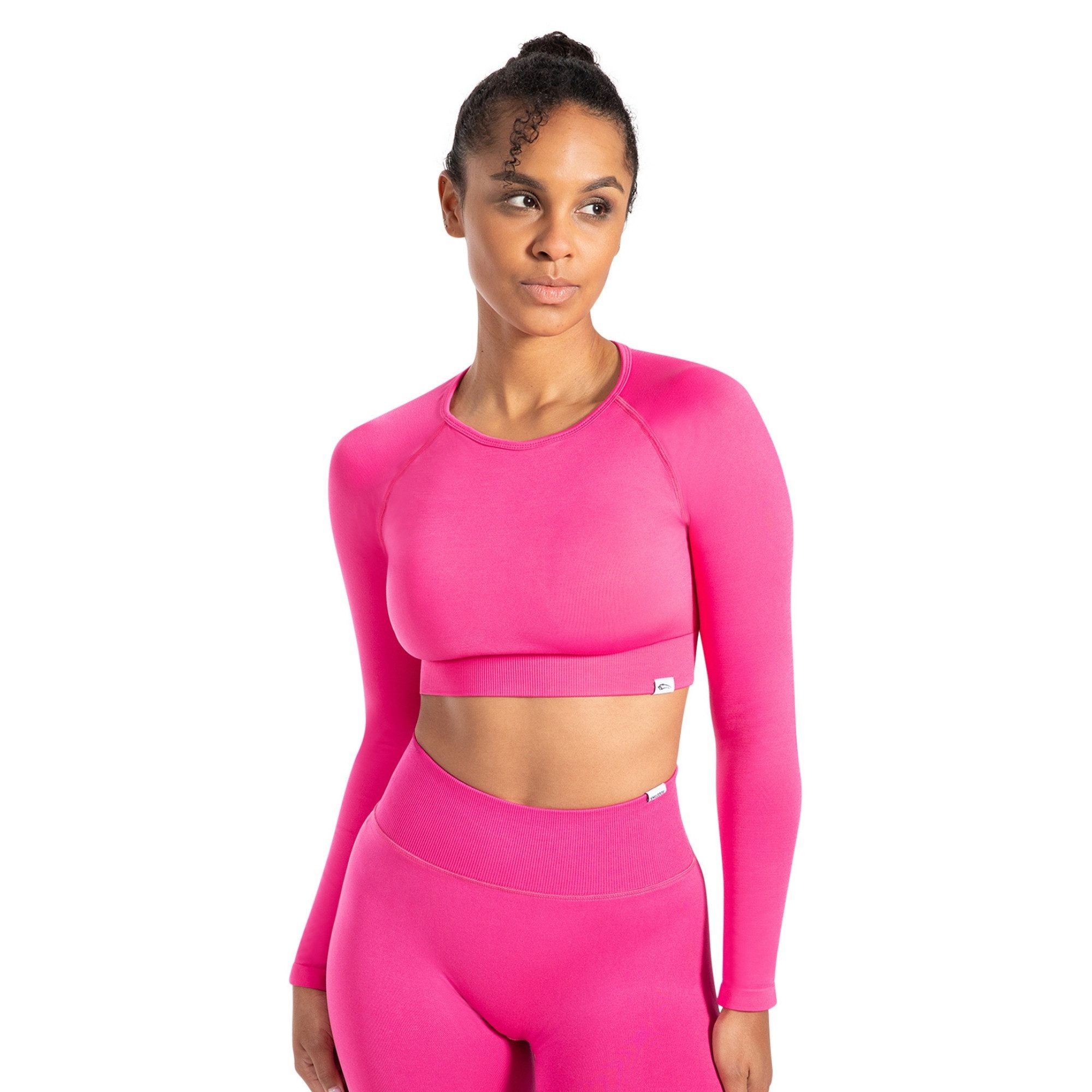Smilodox Longsleeve Maysa, Crop Shirt Langarmshirt Shaped Fit Gym, Yoga & A günstig online kaufen