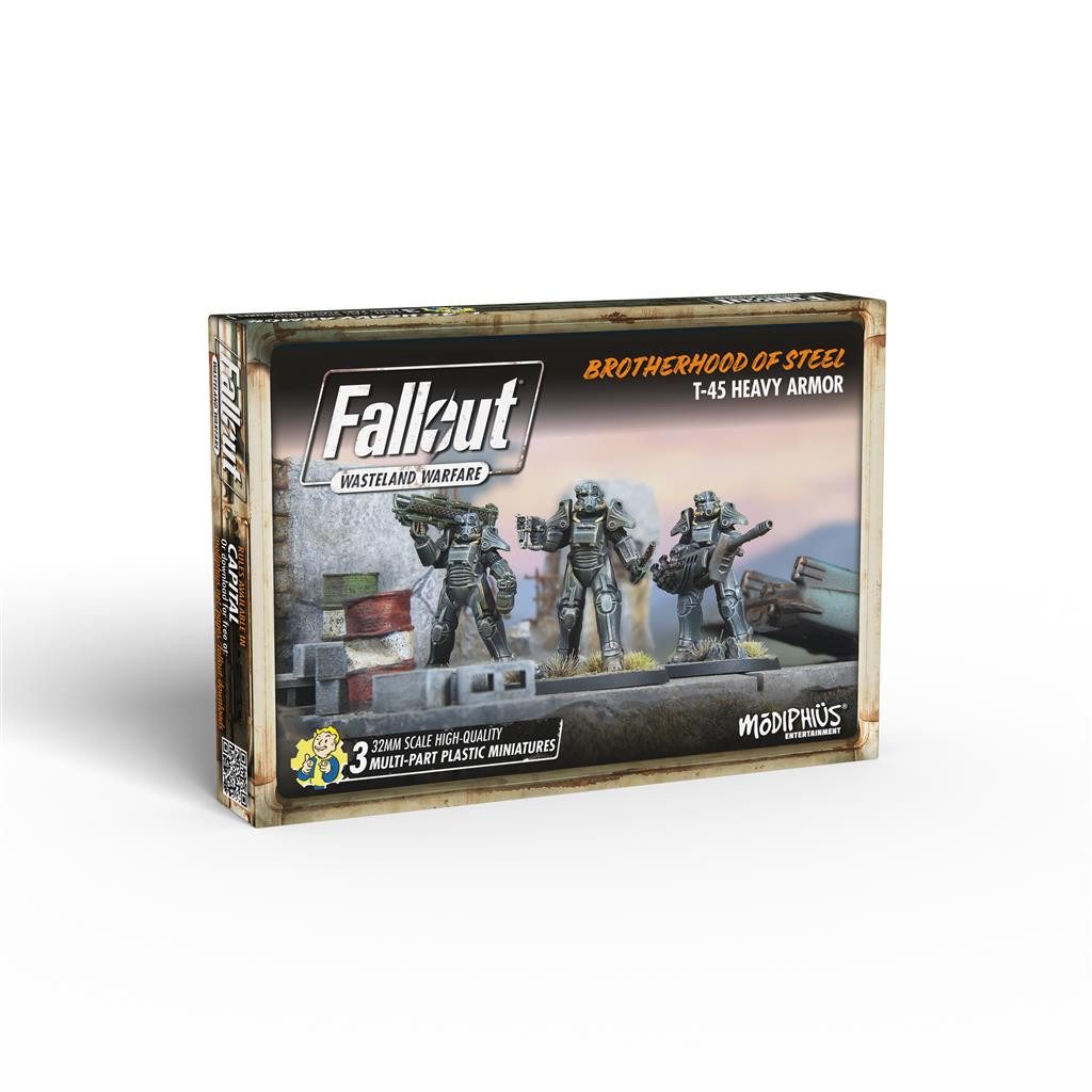Modiphius Entertainment Modellbausatz Fallout: WW - Brotherhood of Steel: Heavy Armour (T45) - Englisch