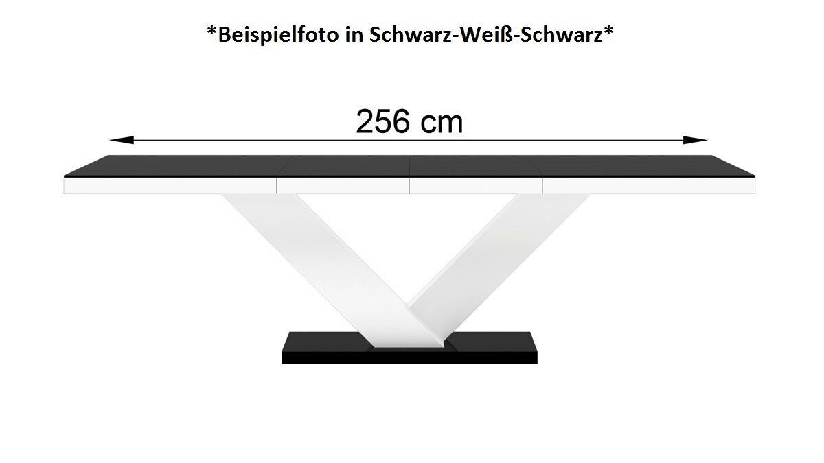 designimpex Esstisch HE-999 Marmoroptik Hochglanz - günstig online kaufen