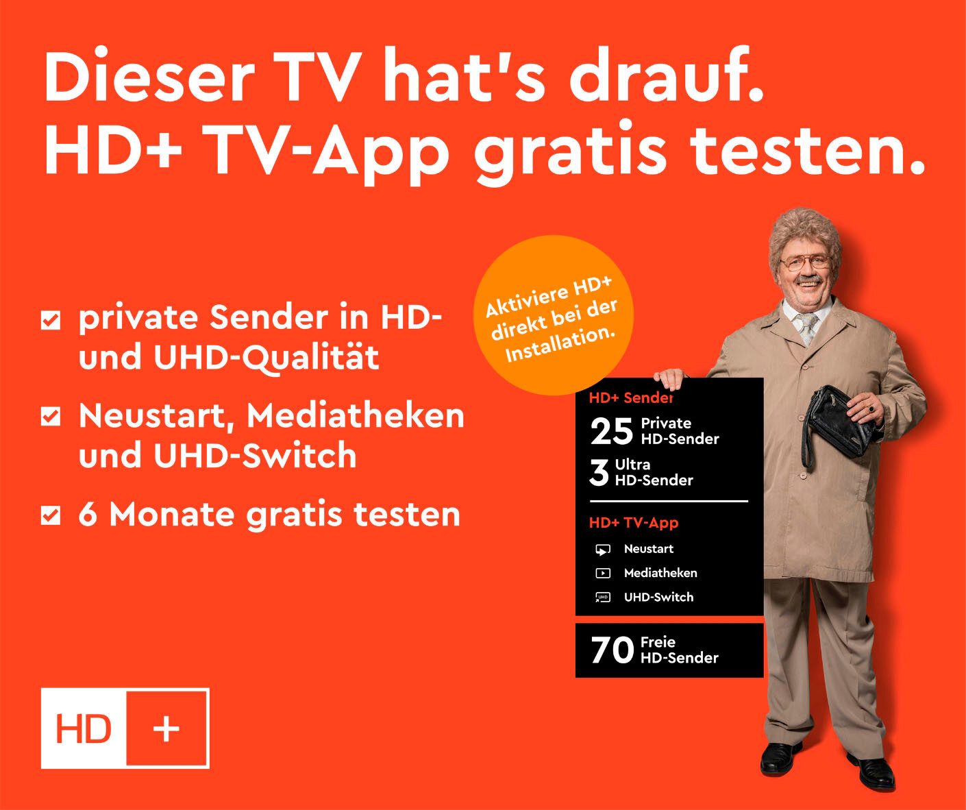 Telefunken D65V850M5CWHI LED-Fernseher (...