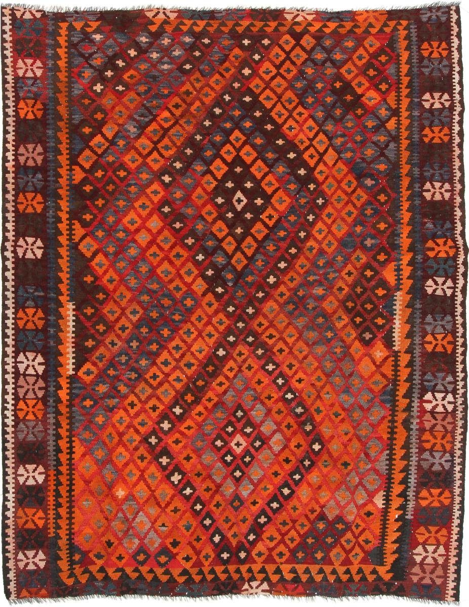 Orientteppich Kelim Afghan Antik 202x250 Handgewebter Orientteppich, Nain Trading, rechteckig, Höhe: 3 mm