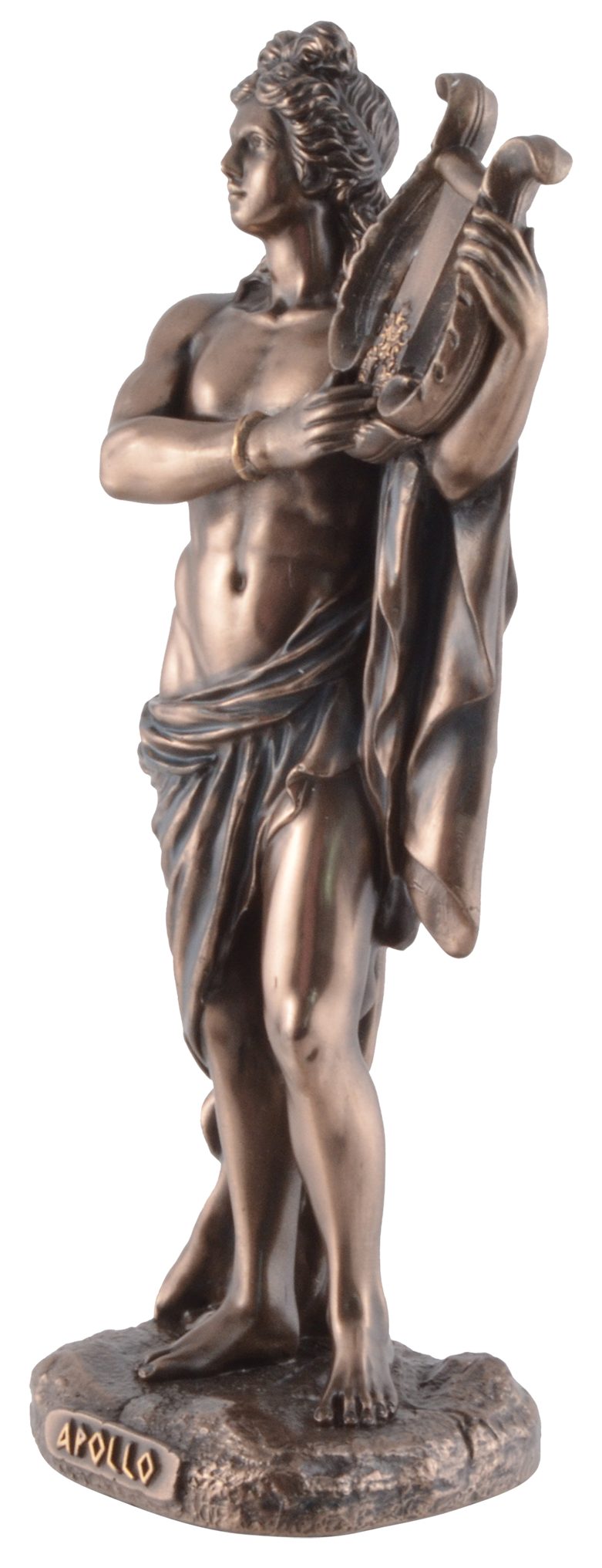 7x5x16cm Dekofigur Größe: bronziert/coloriert, Griechischer Gott Apollo, ca. Vogler L/B/H Veronesedesign, Gmbh direct