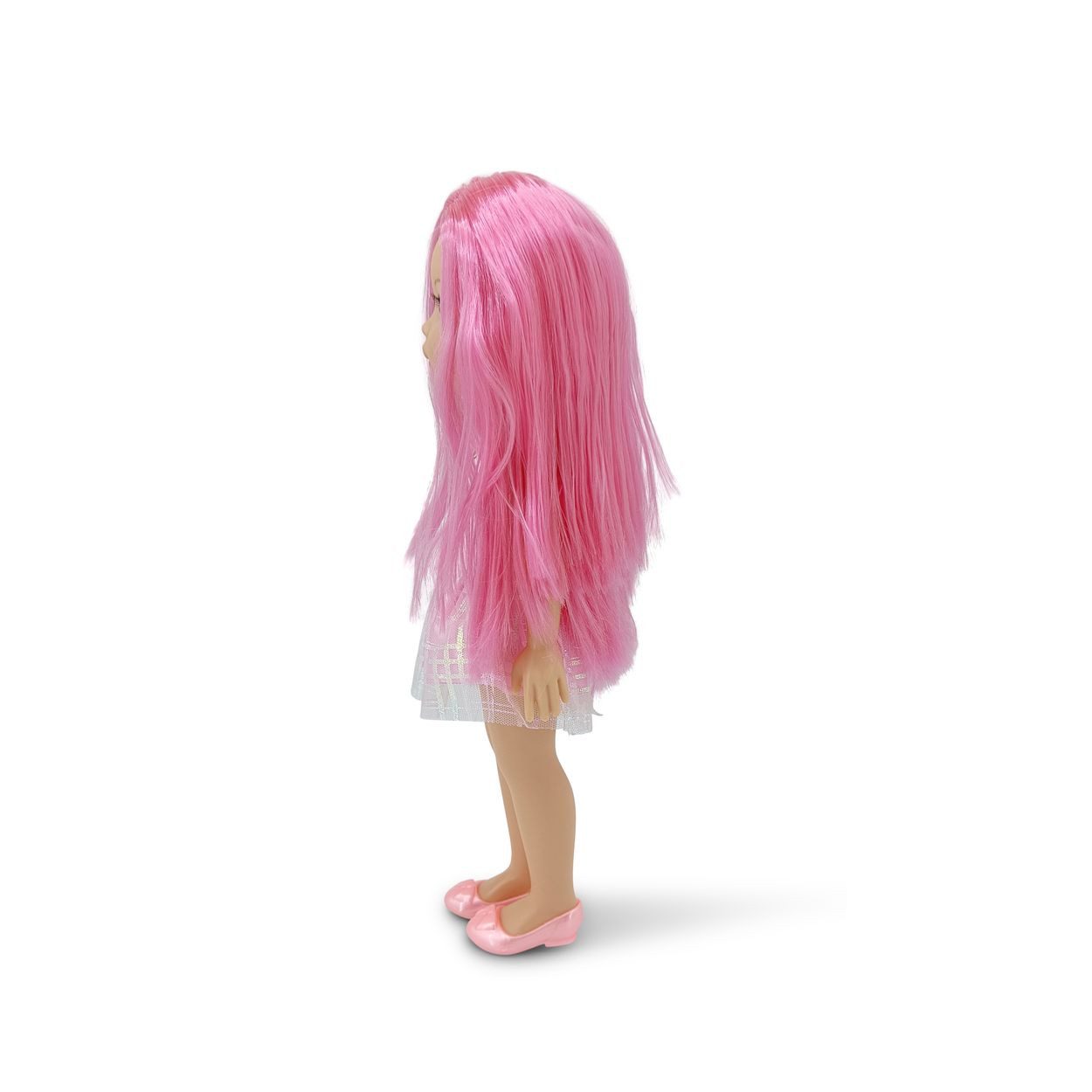 Moni Anziehpuppe Pretty Doll, 33 cm, Kleidung, Haare, Schuhe, beweglich, Rollenspiel, ab 3 Jahren